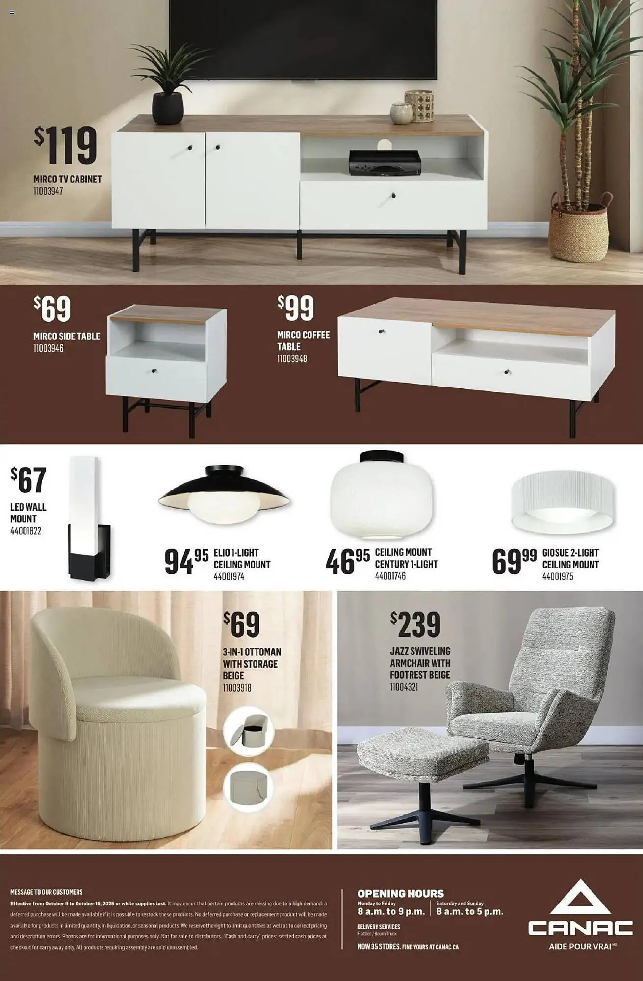 Canac flyer from October 9 to October 15 2025 - flyer page 11