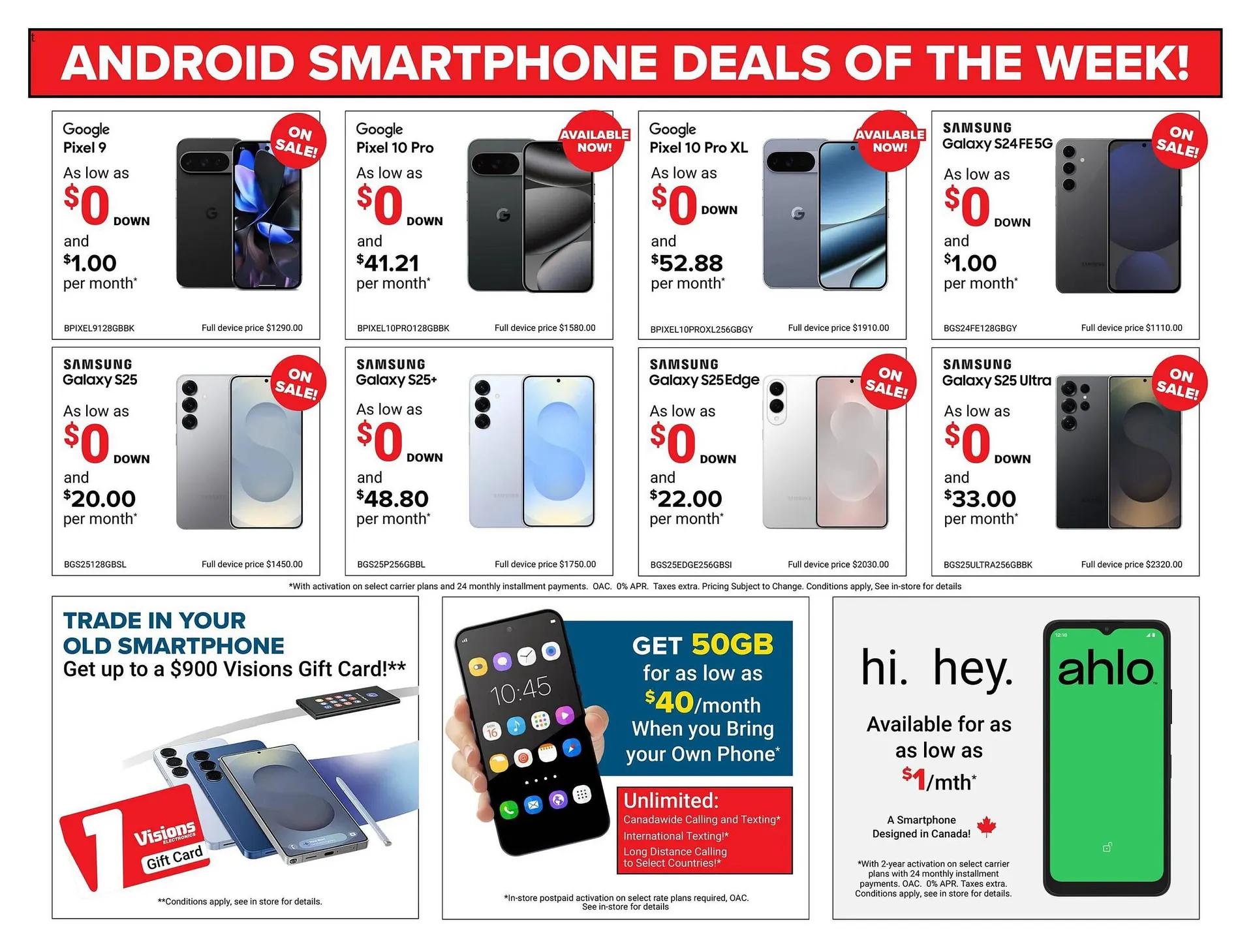 Visions Electronics flyer from October 3 to October 13 2025 - flyer page 3