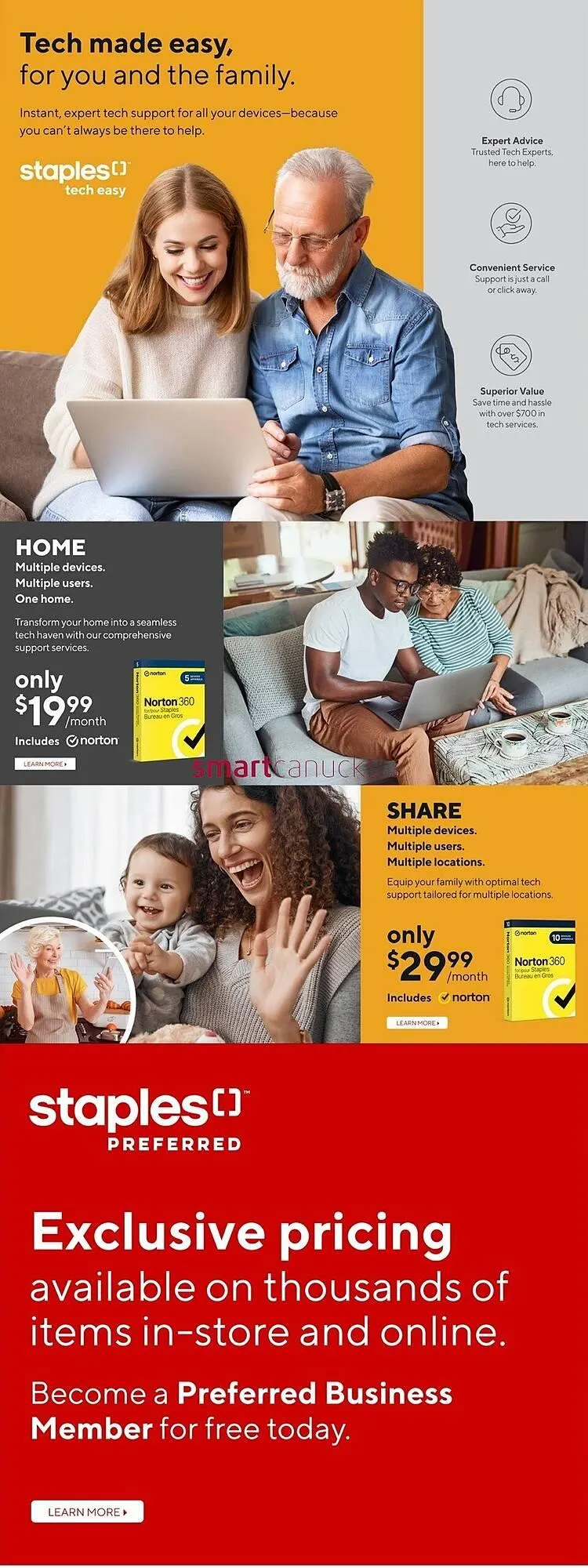 Staples flyer from April 18 to April 24 2025 - flyer page 18