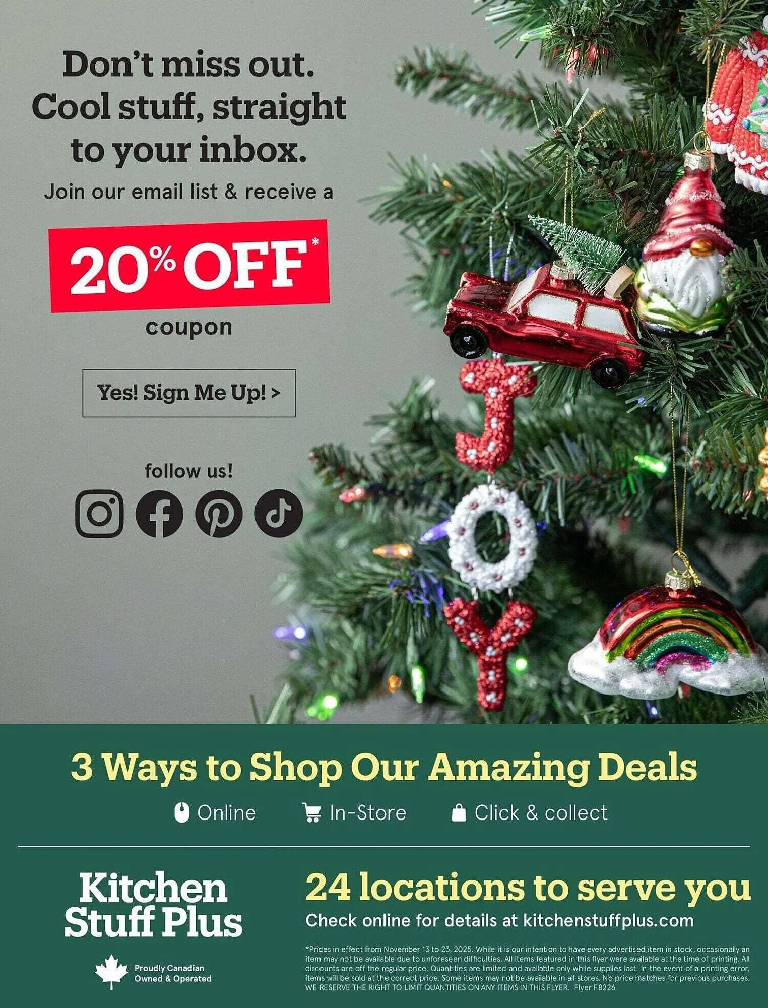 Kitchen Stuff Plus flyer from November 13 to November 20 2025 - flyer page 17