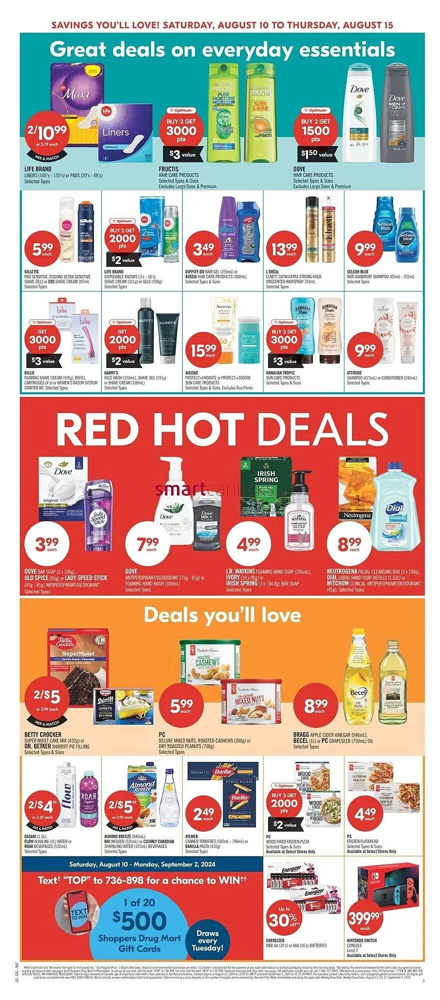 Shoppers Drug Mart flyer from August 8 to August 14 2024 - flyer page 19