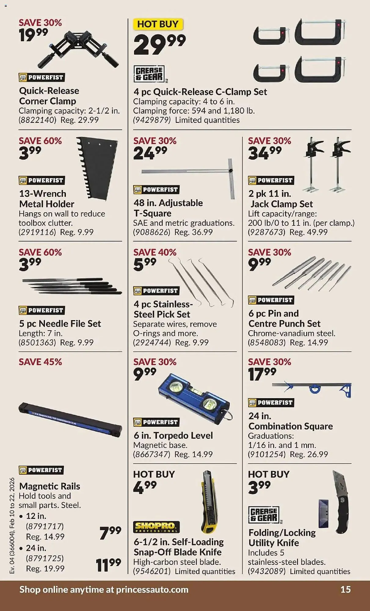 Princess Auto flyer from February 10 to February 22 2026 - flyer page 20