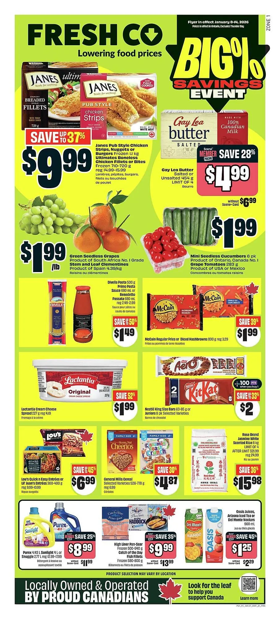 FreshCo flyer from January 8 to January 15 2026 - flyer page 1