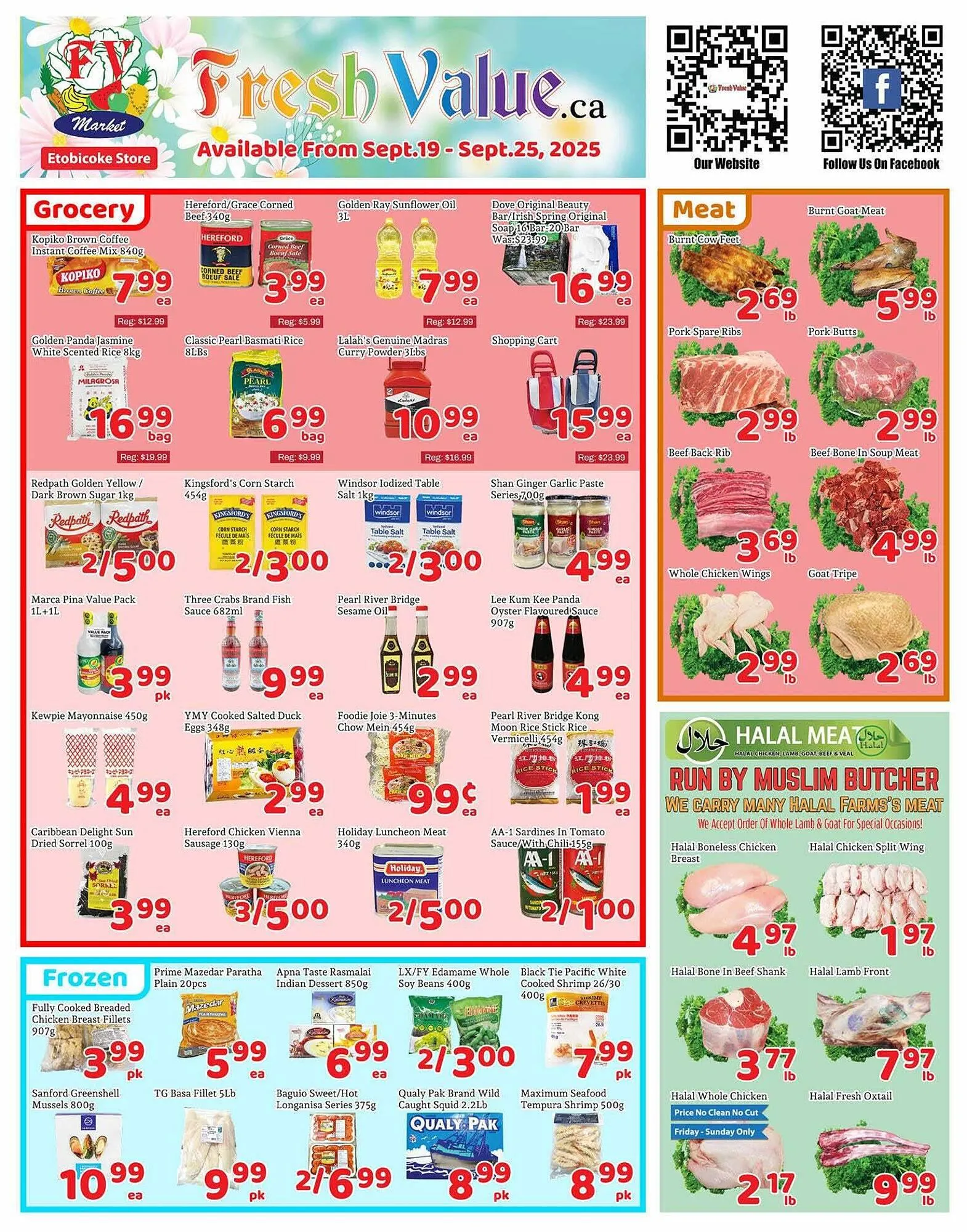 Fresh Value flyer from September 19 to September 26 2025 - flyer page 1