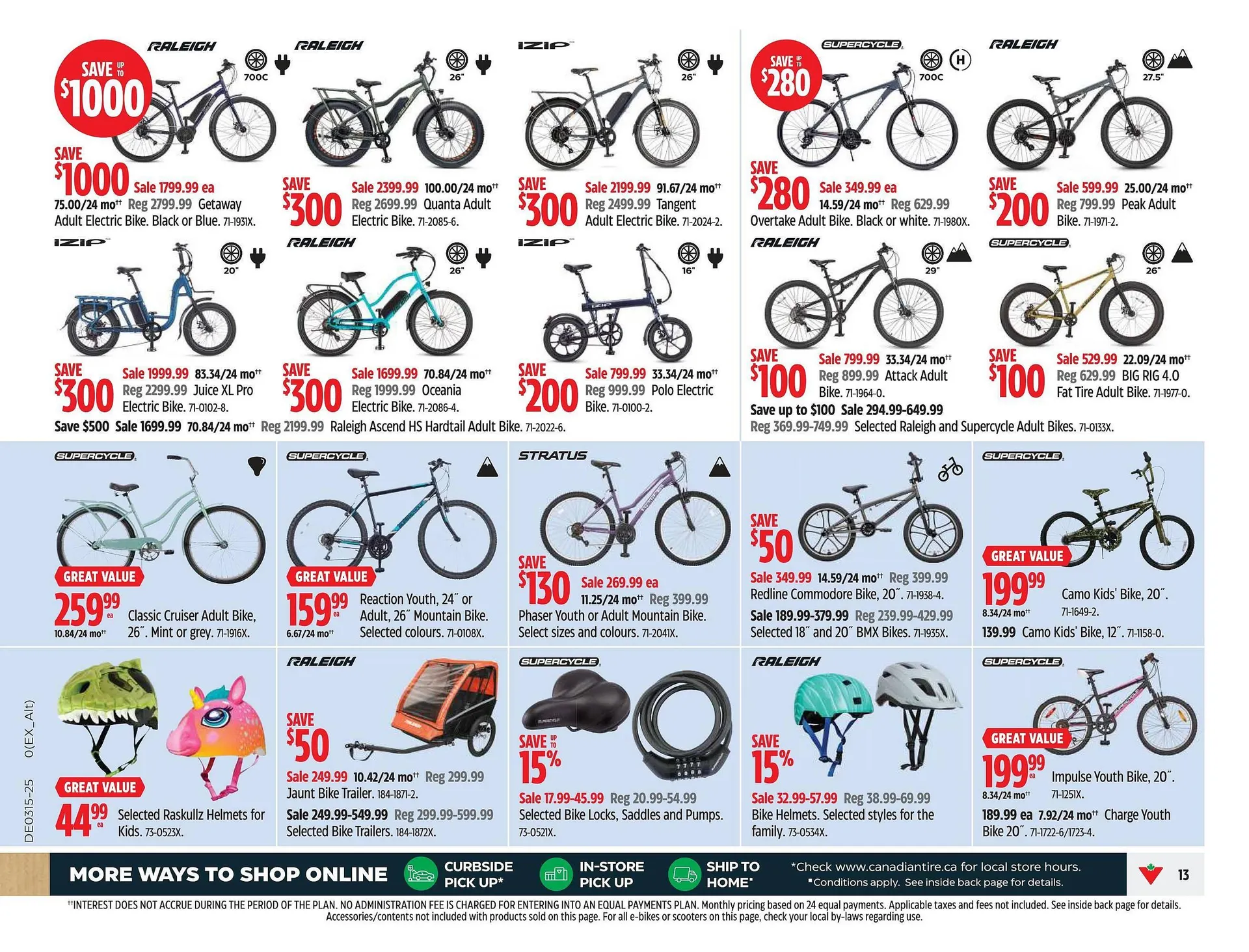 Canadian Tire flyer from April 3 to April 9 2025 - flyer page 13