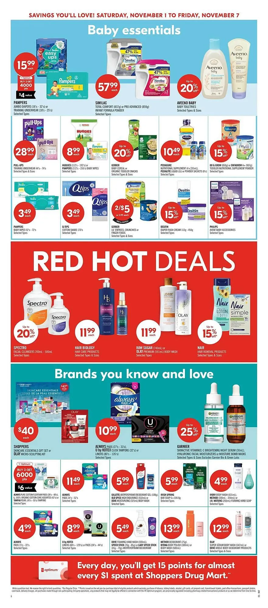 Shoppers Drug Mart flyer from October 31 to November 6 2025 - flyer page 11