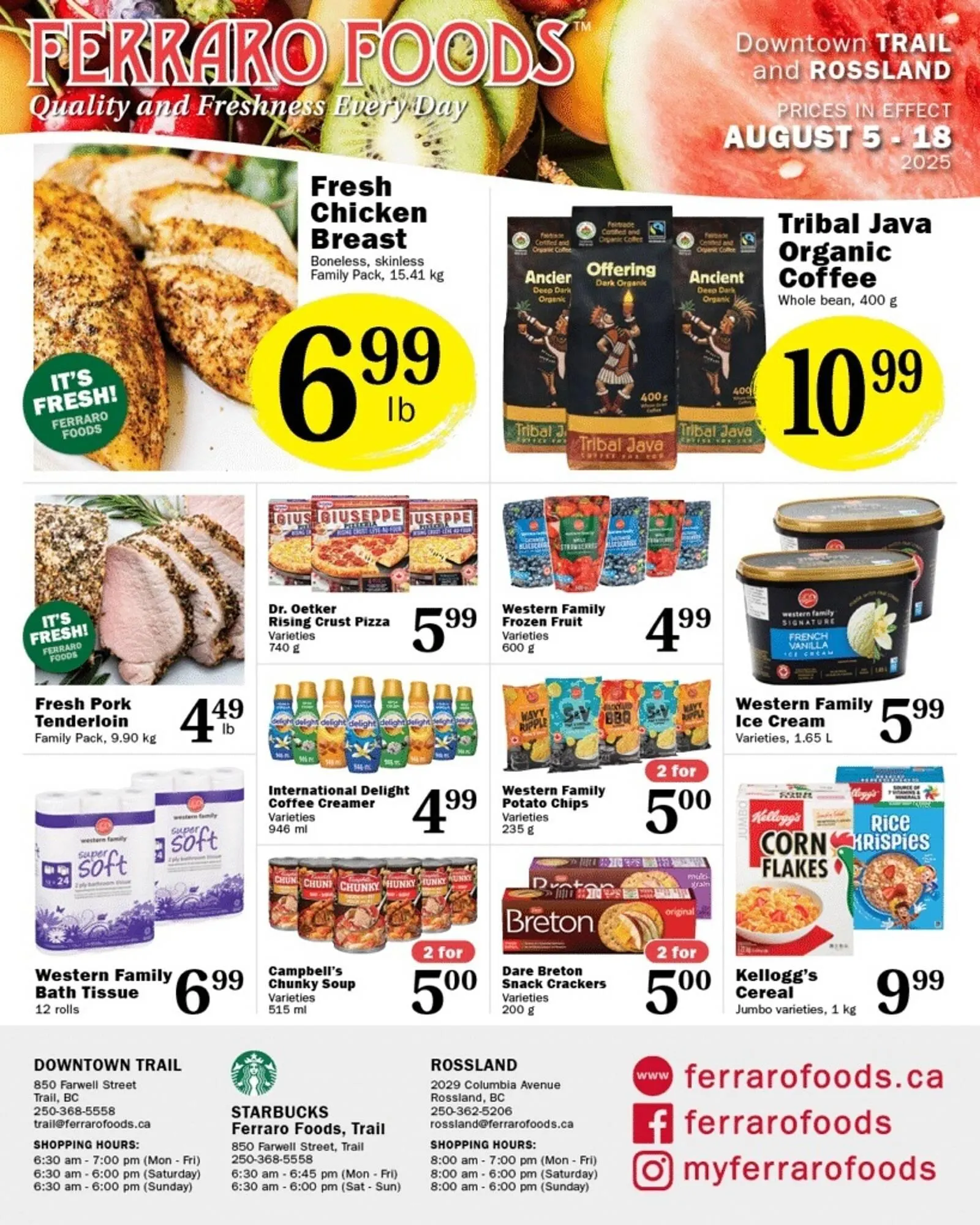 Ferraro Foods flyer - 1