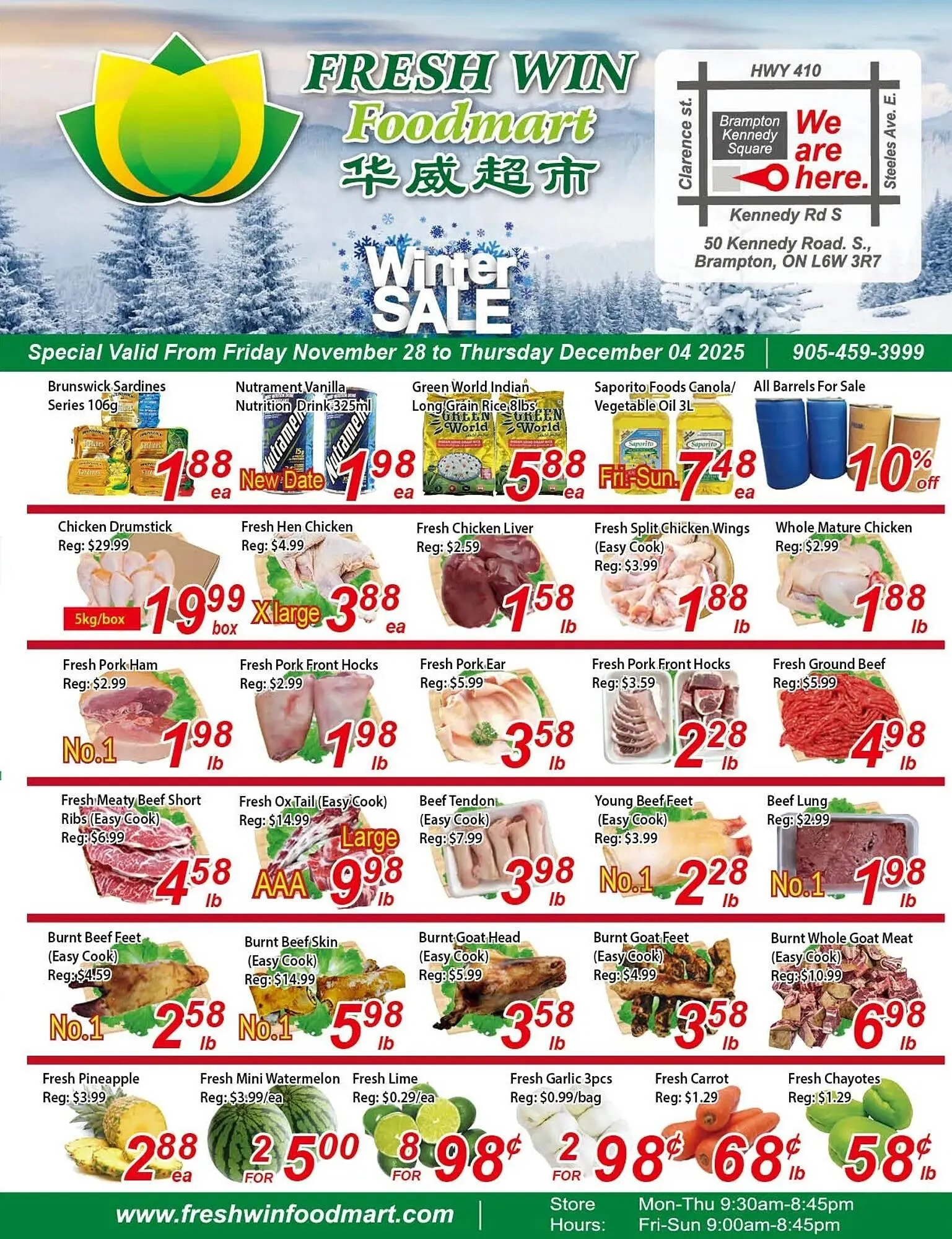 Fresh Win Foodmart flyer - 1