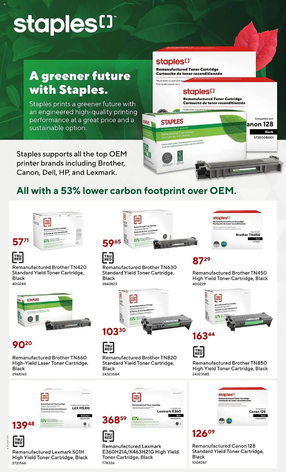 Staples flyer from November 7 to November 20 2025 - flyer page 4