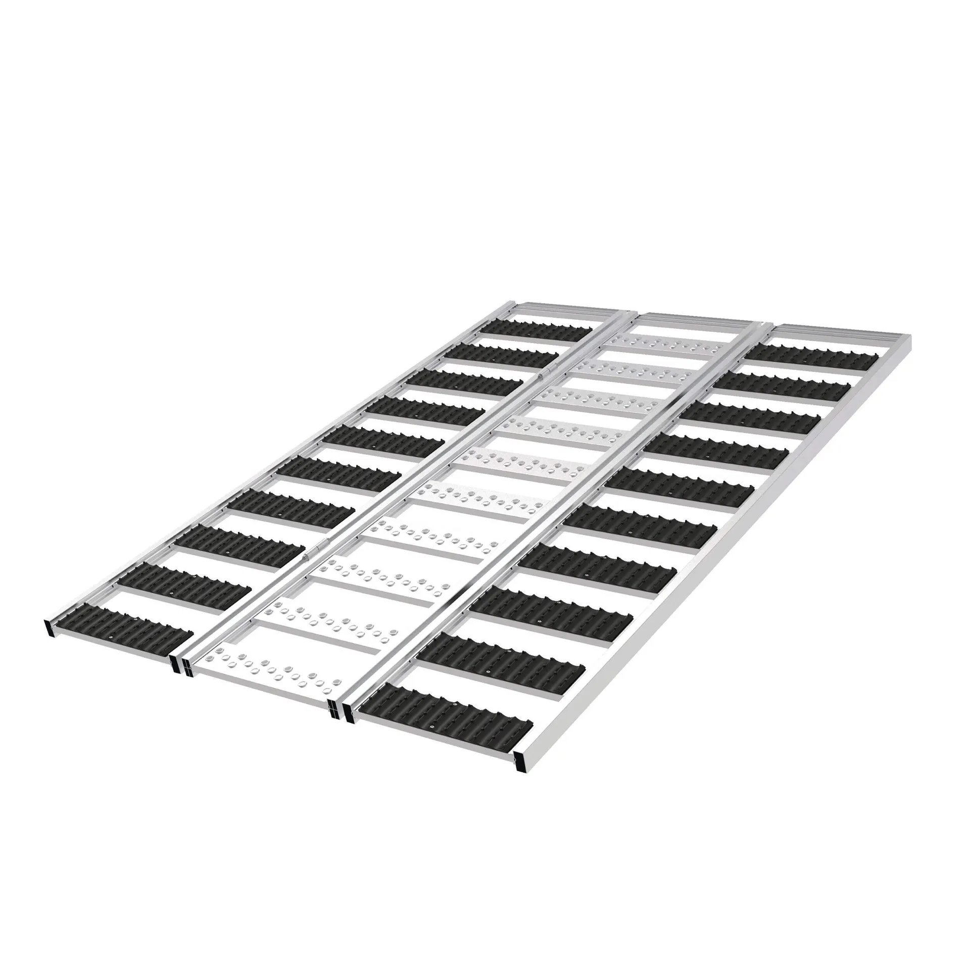CargoMaster Aluminum Multi-Function Tri-Fold Snowmobile/ATV Ramp, 77 x 54-in, 1500-lb