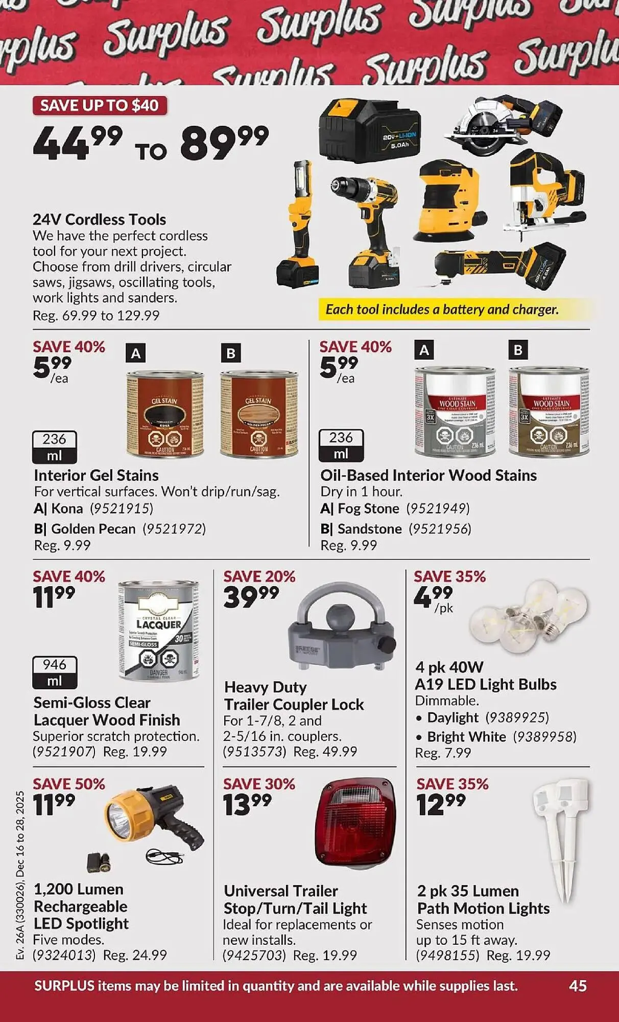 Princess Auto flyer from December 16 to December 28 2025 - flyer page 50