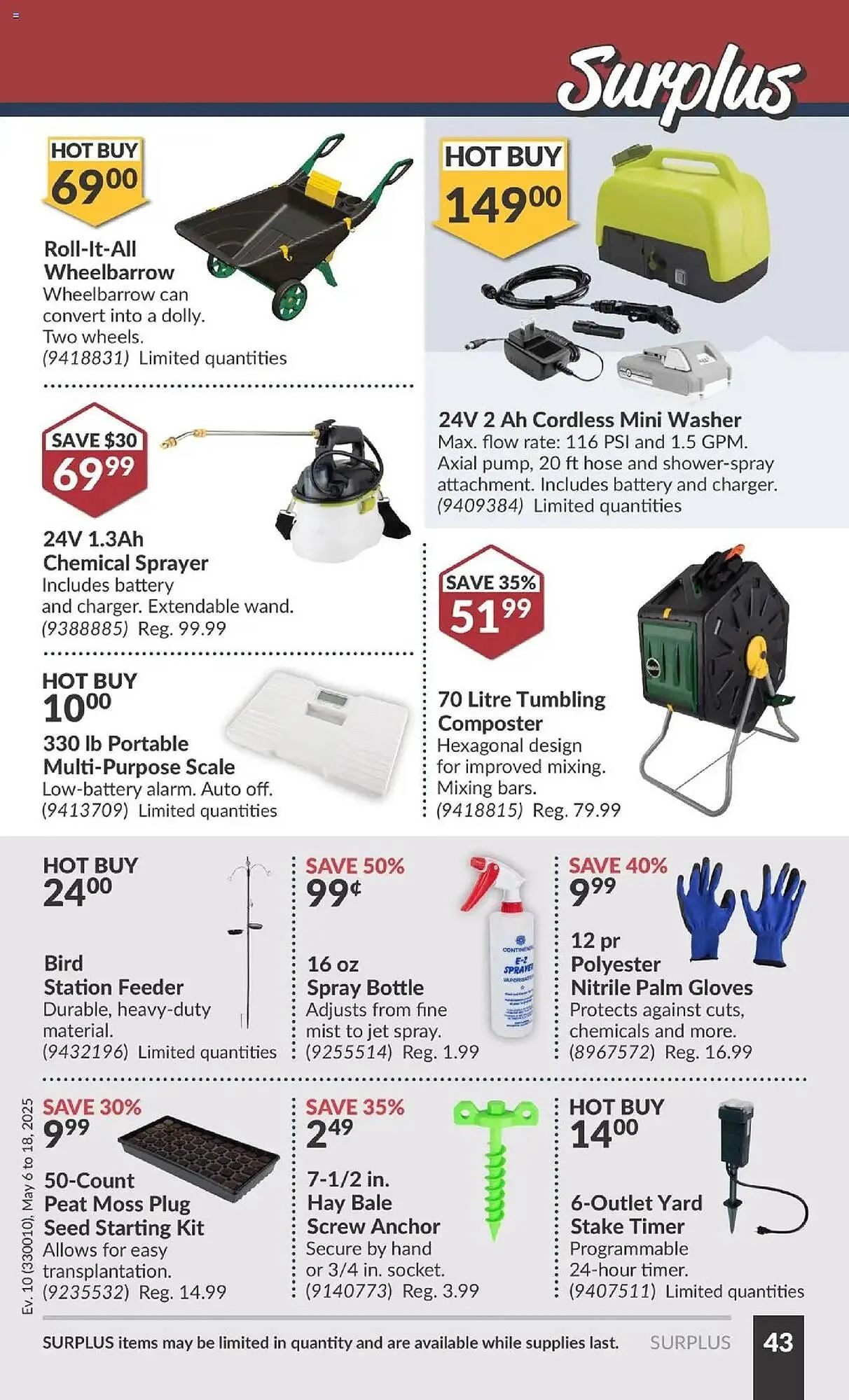 Princess Auto flyer from May 6 to May 18 2025 - flyer page 48