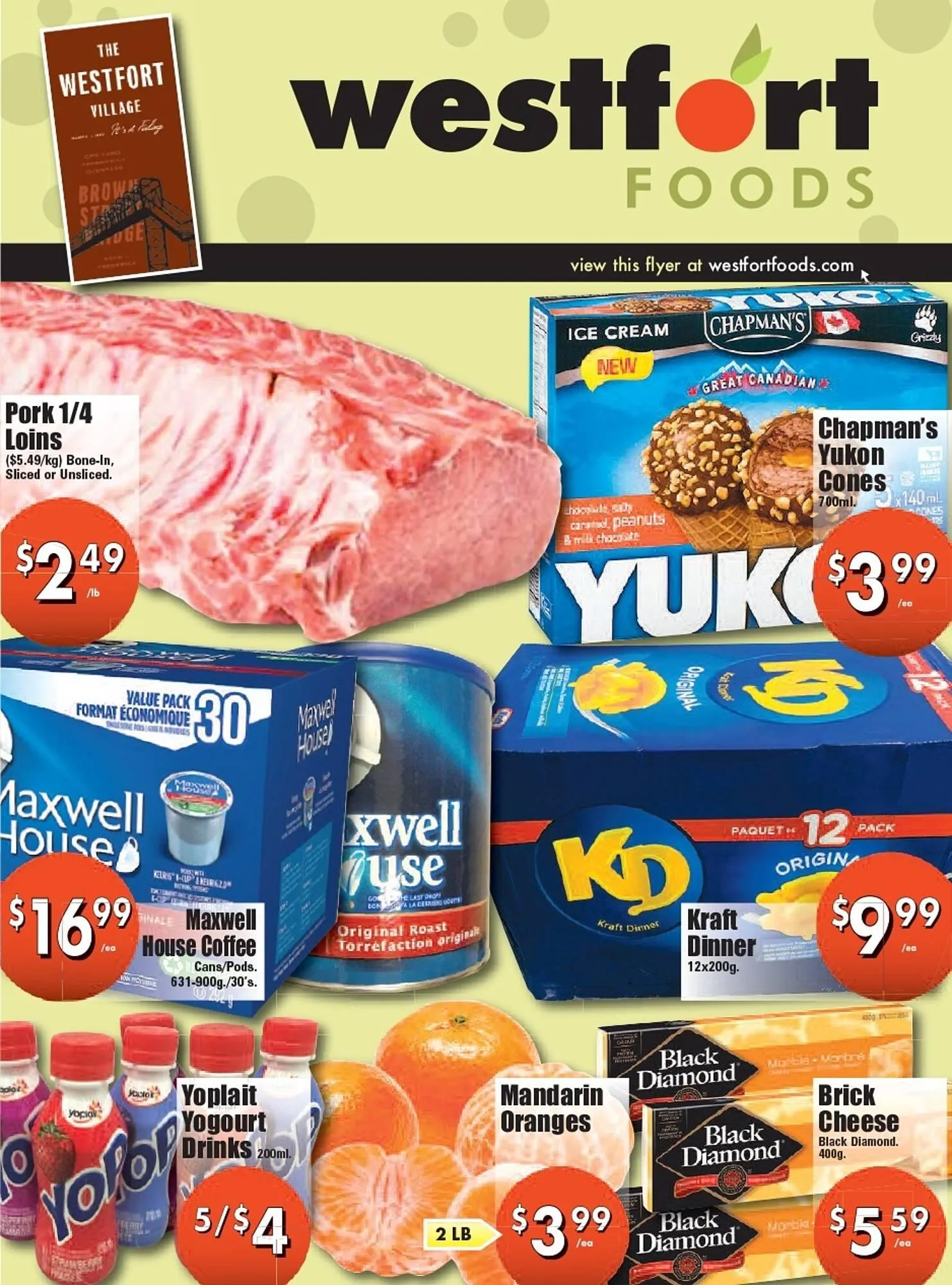 Westfort Foods flyer from September 26 to October 2 2025 - flyer page 1