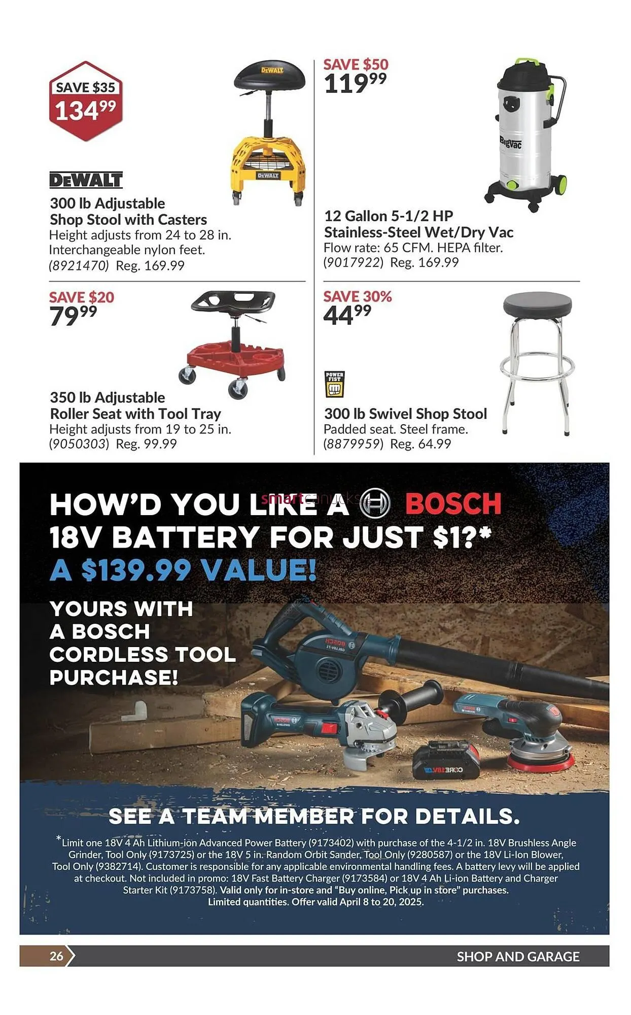 Princess Auto flyer from April 6 to April 12 2025 - flyer page 32