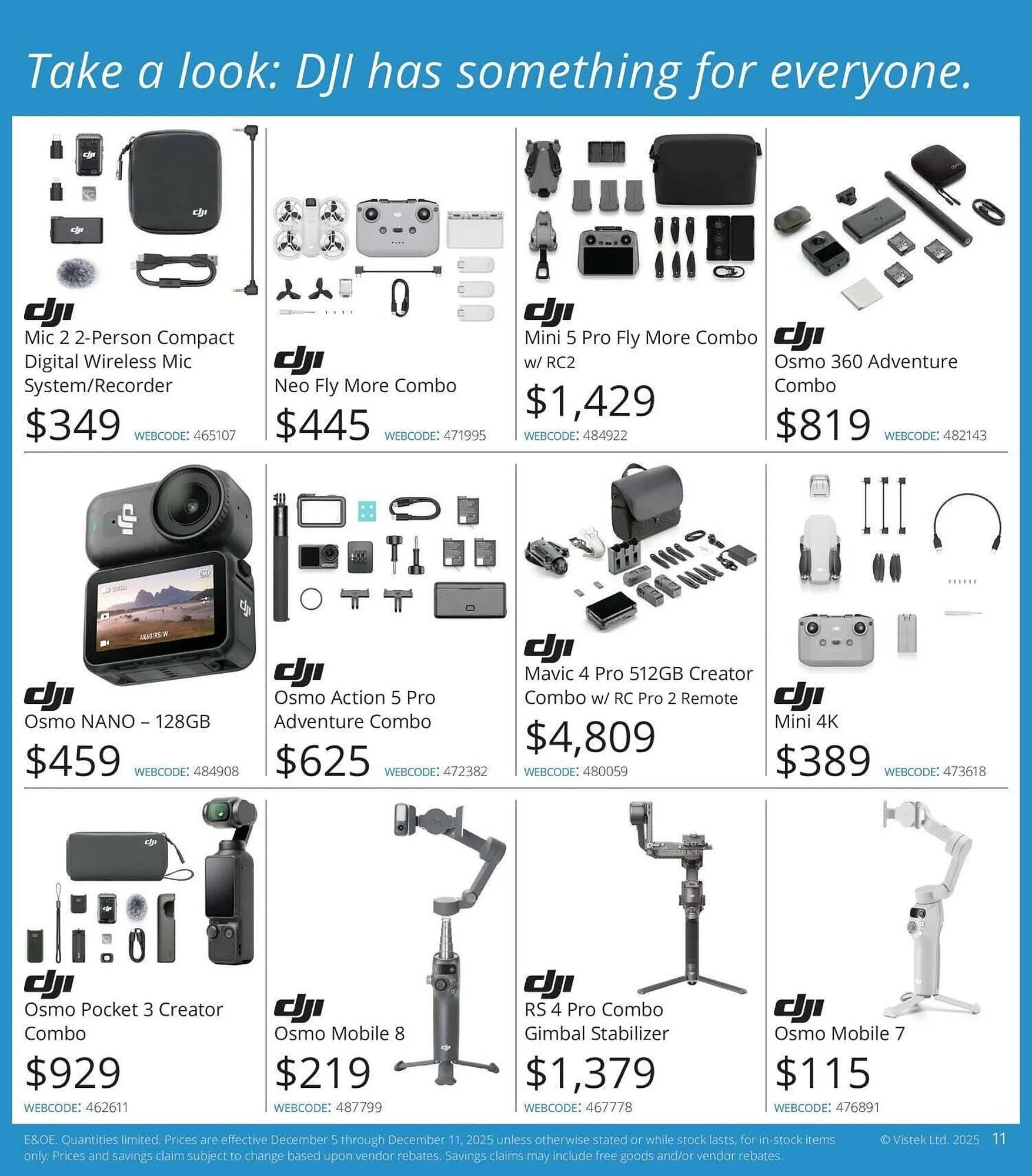 Vistek flyer from December 5 to December 25 2025 - flyer page 11