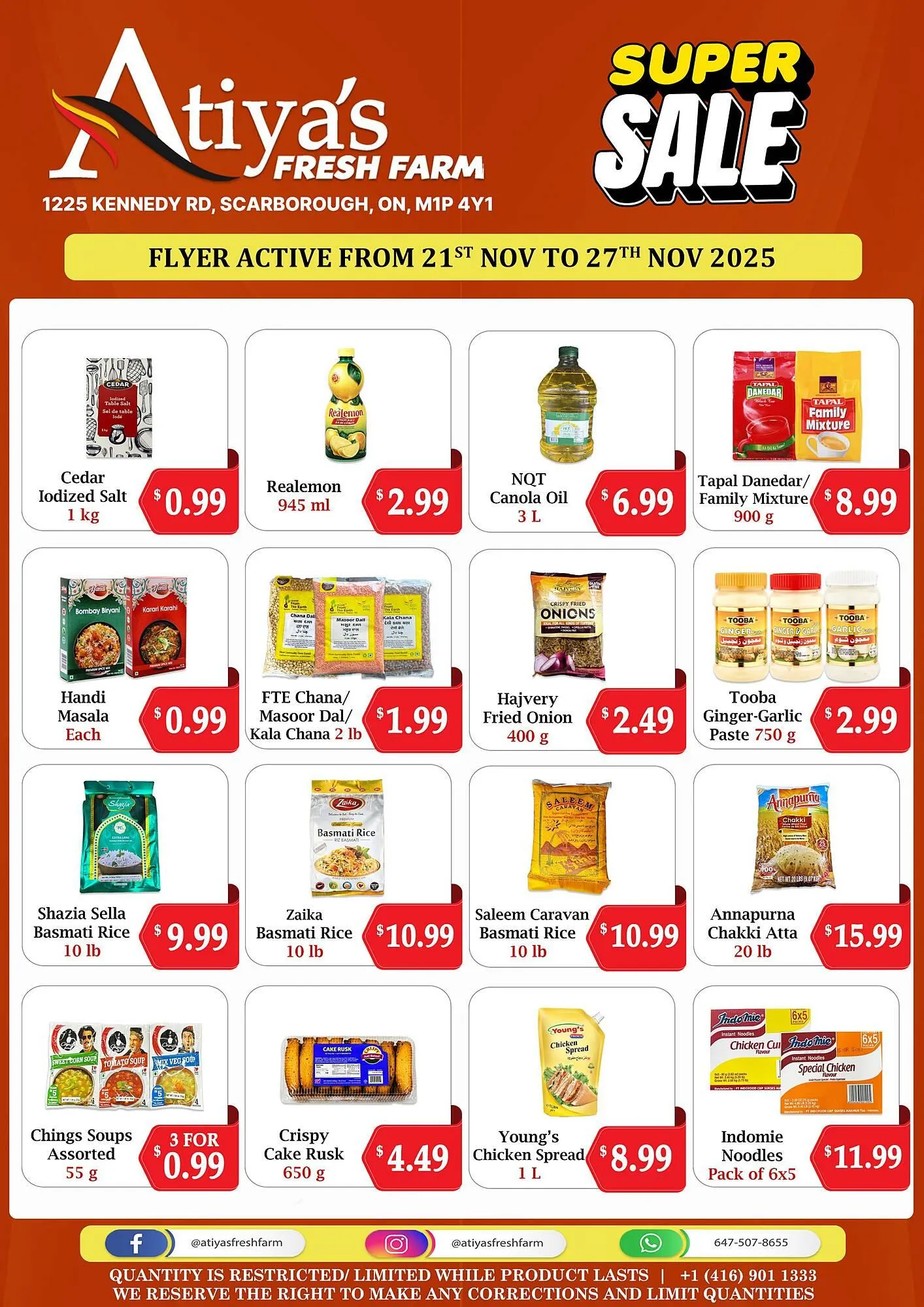 Atiya's Fresh Farm flyer from November 23 to December 6 2025 - flyer page 2