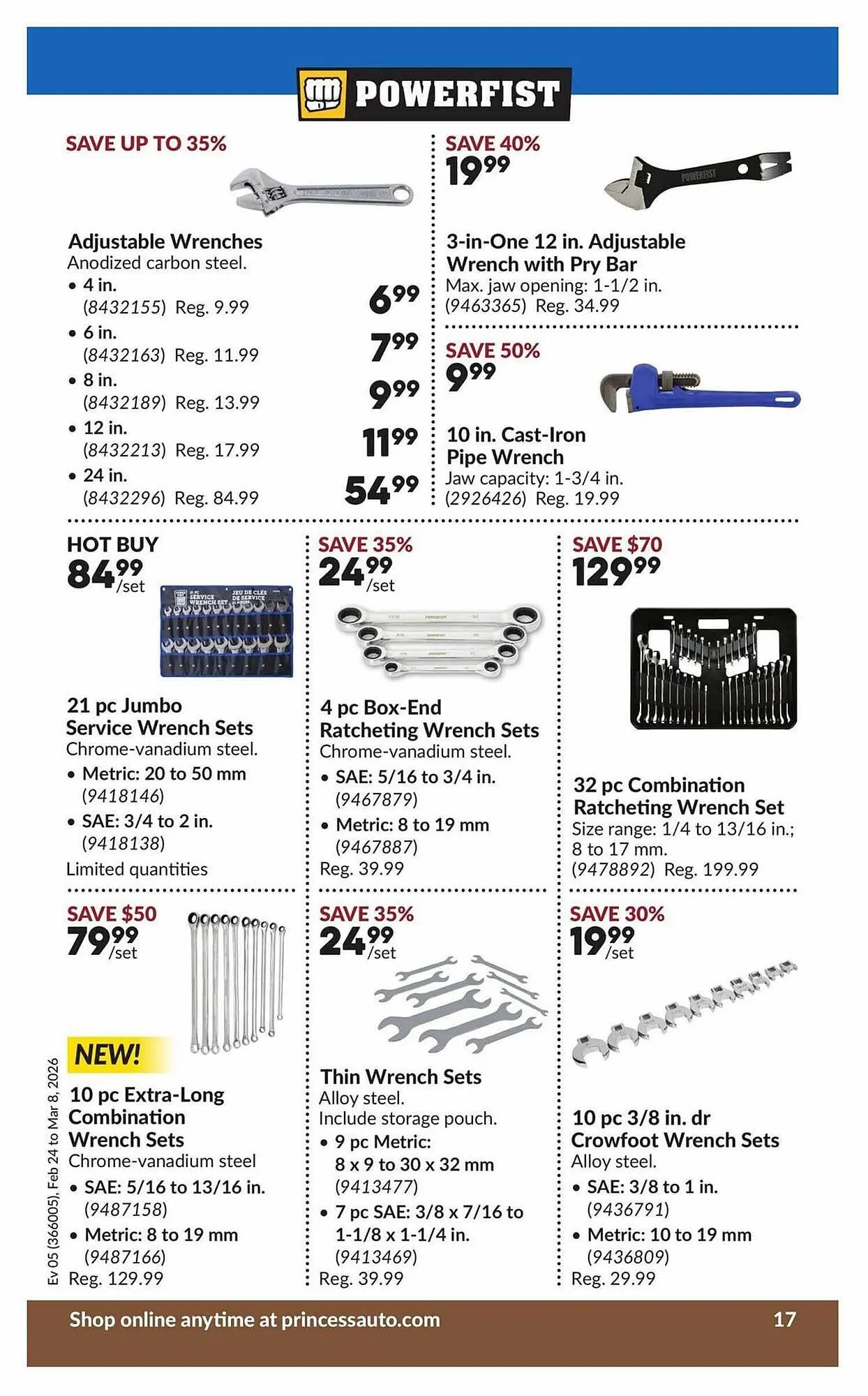 Princess Auto flyer from February 24 to March 9 2026 - flyer page 20