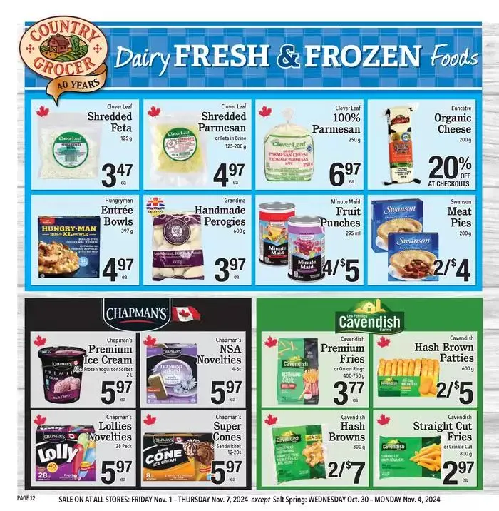 Offers for bargain hunters from October 31 to November 14 2024 - flyer page 12