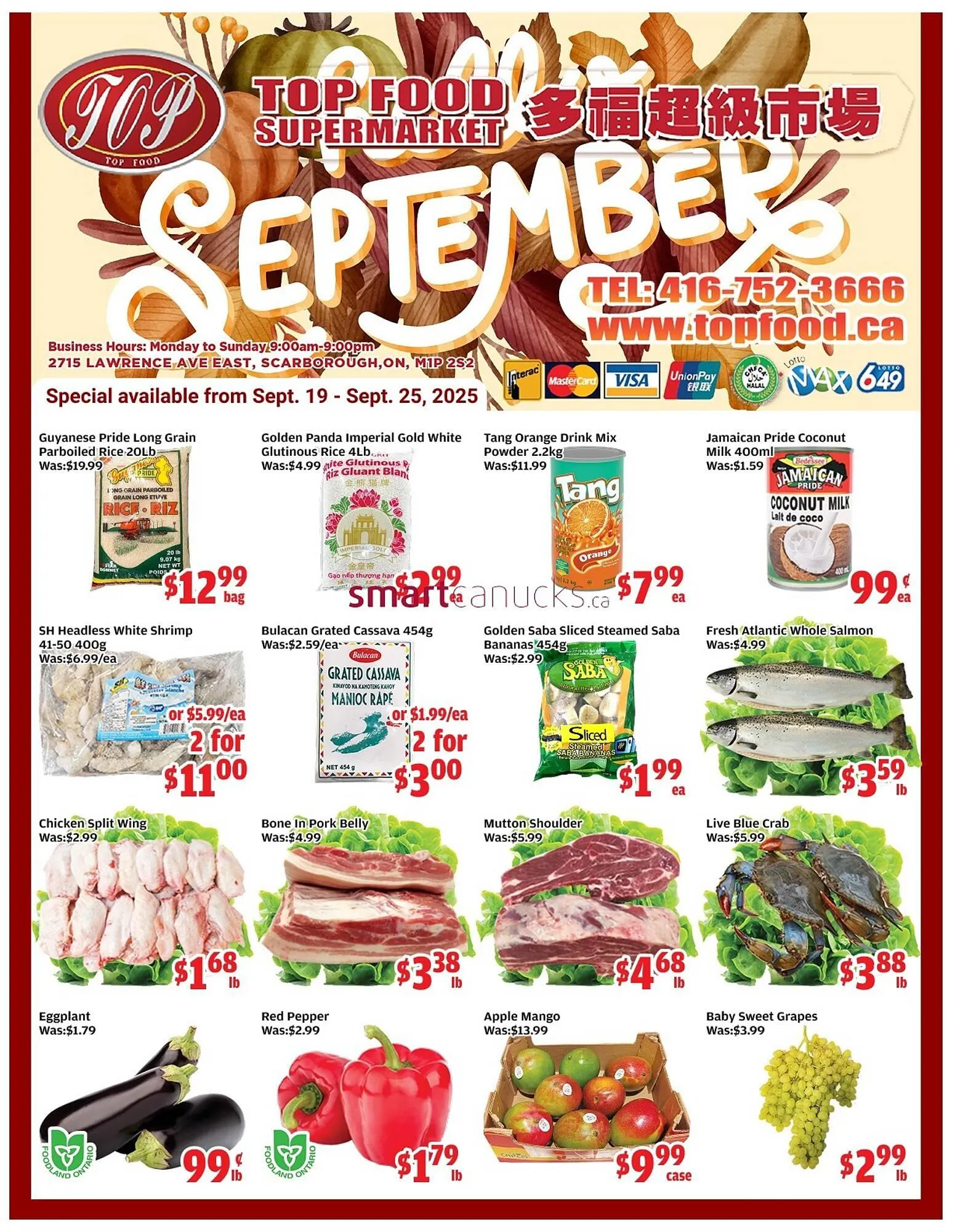 Top Food Supermarket flyer from September 19 to September 25 2025 - flyer page 1