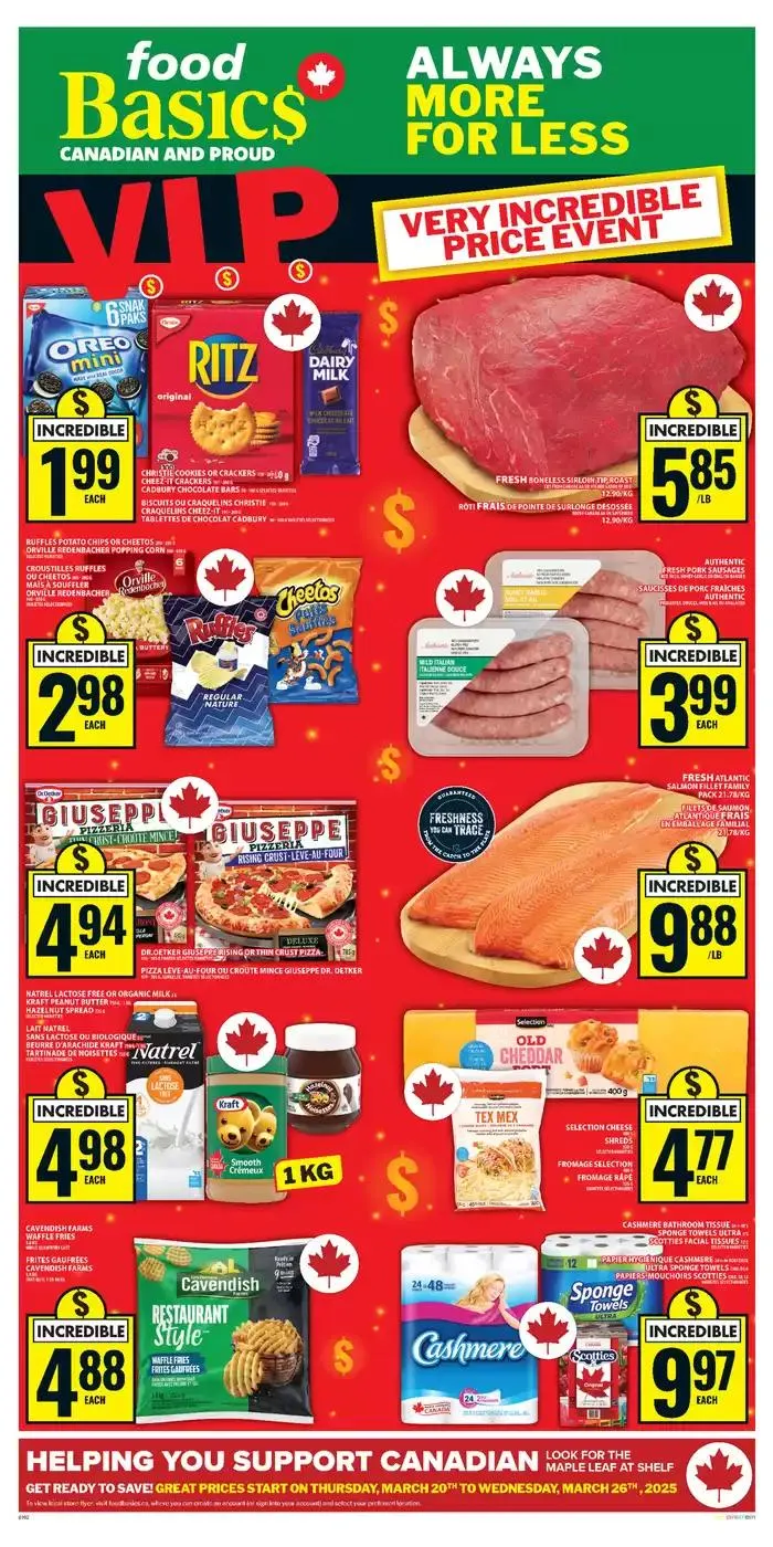 Current deals and offers from March 20 to March 26 2025 - flyer page 1