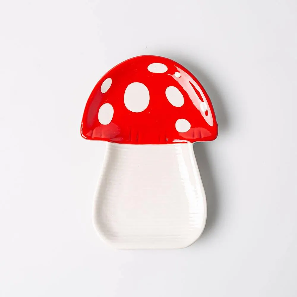 Boston Warehouse Shaped 'Mushroom' Ceramic Spoon Rest