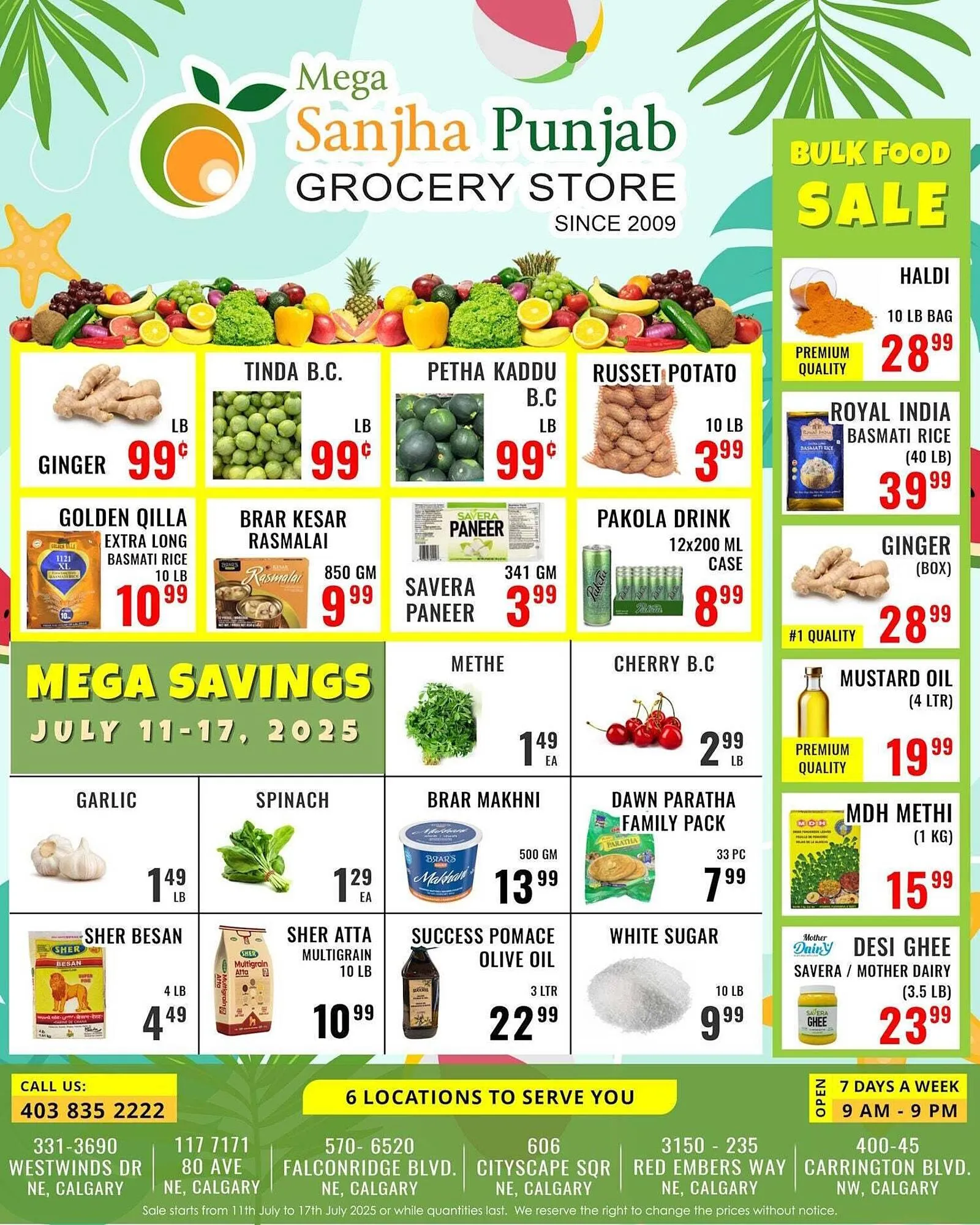 Mega Sanjha Punjab Grocery Store flyer - 1