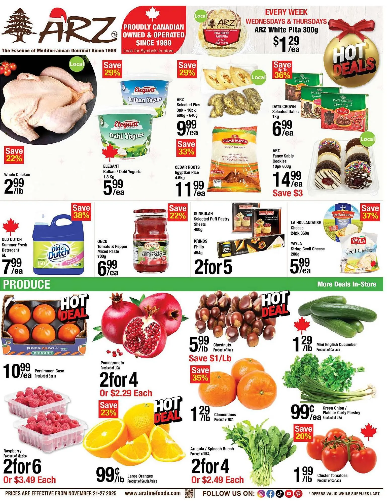 Arz Fine Foods flyer from November 20 to November 27 2025 - flyer page 1