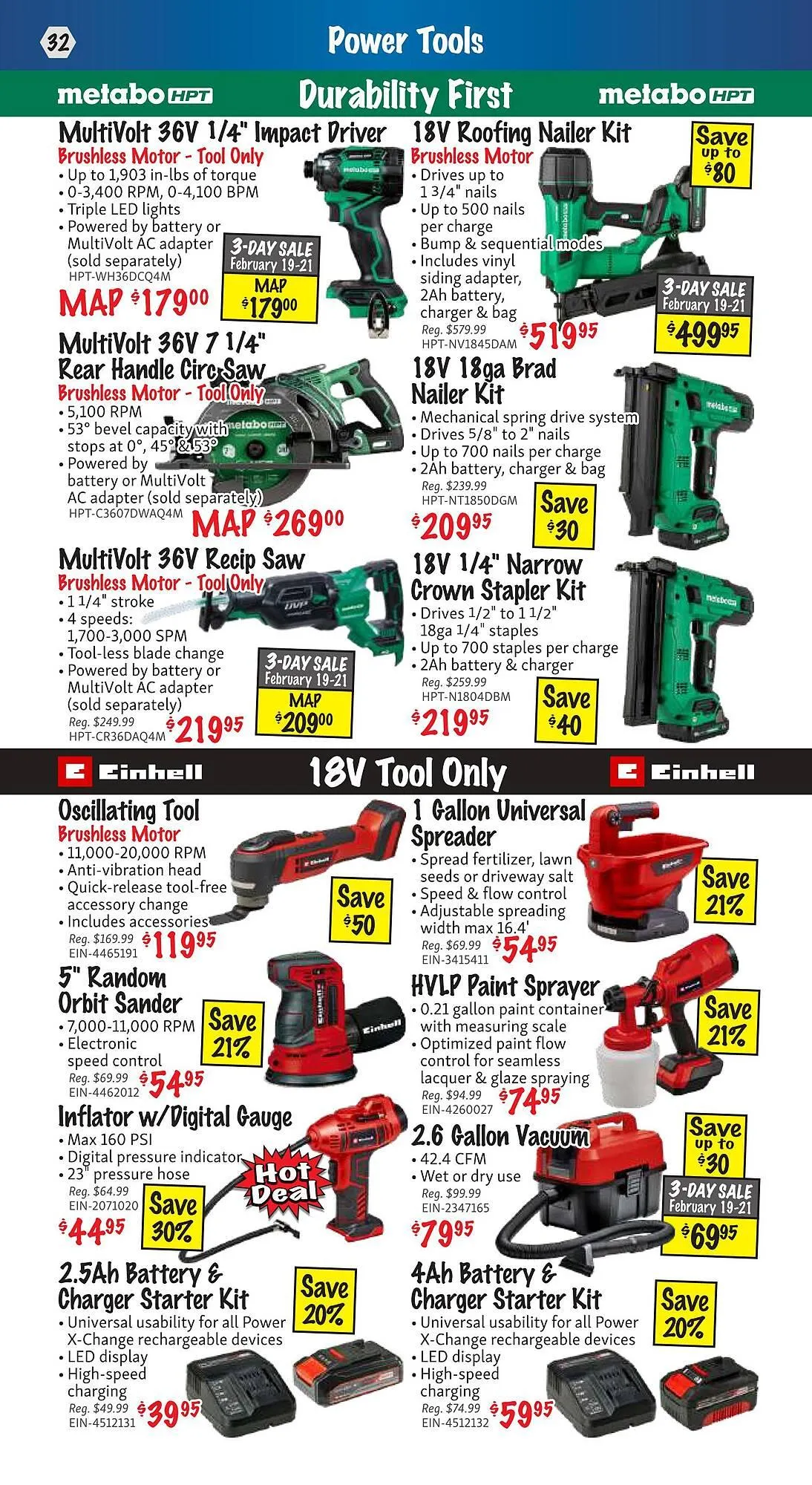 KMS Tools flyer from February 1 to February 28 2026 - flyer page 32