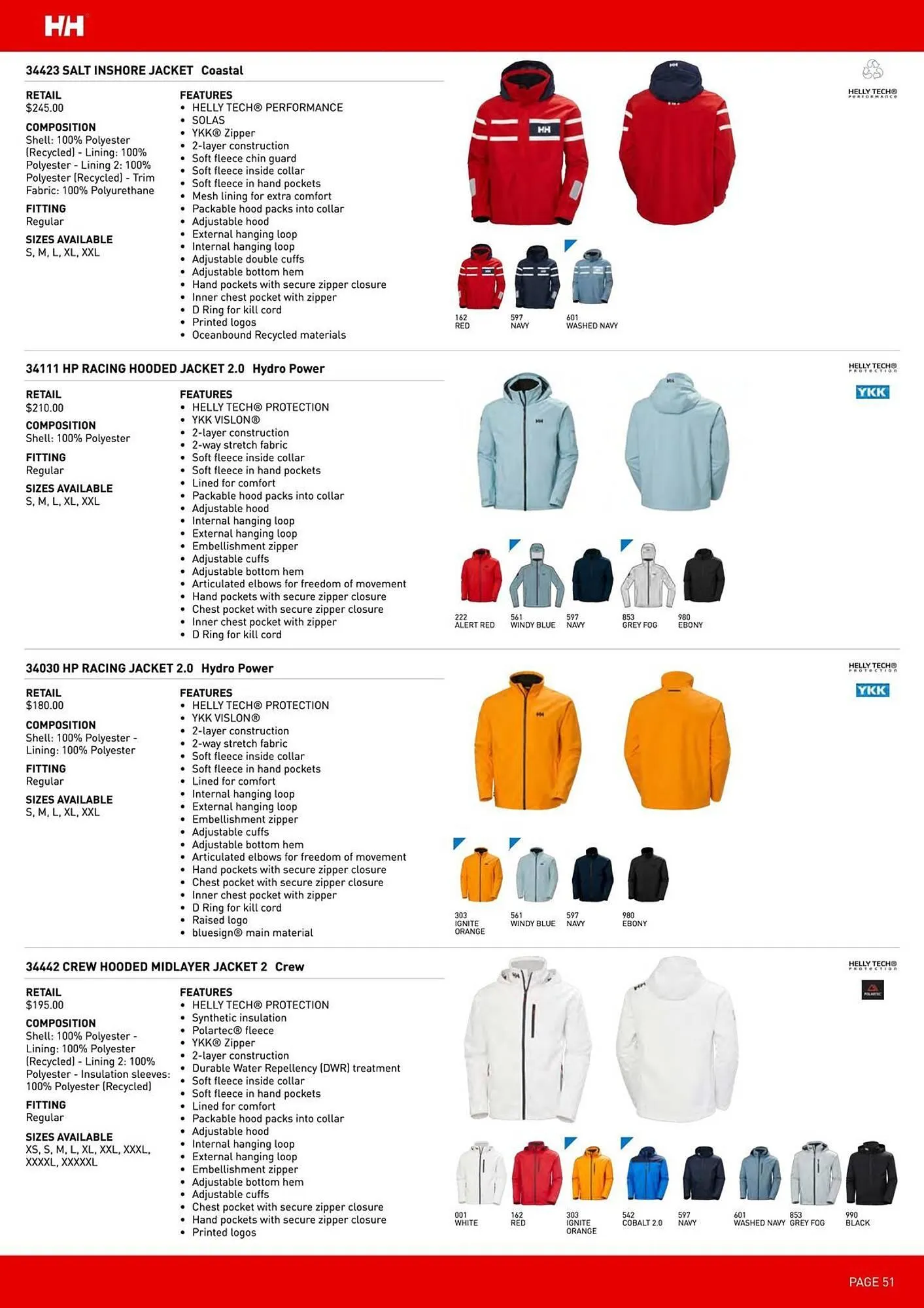 Helly Hansen flyer from March 12 to May 31 2026 - flyer page 51