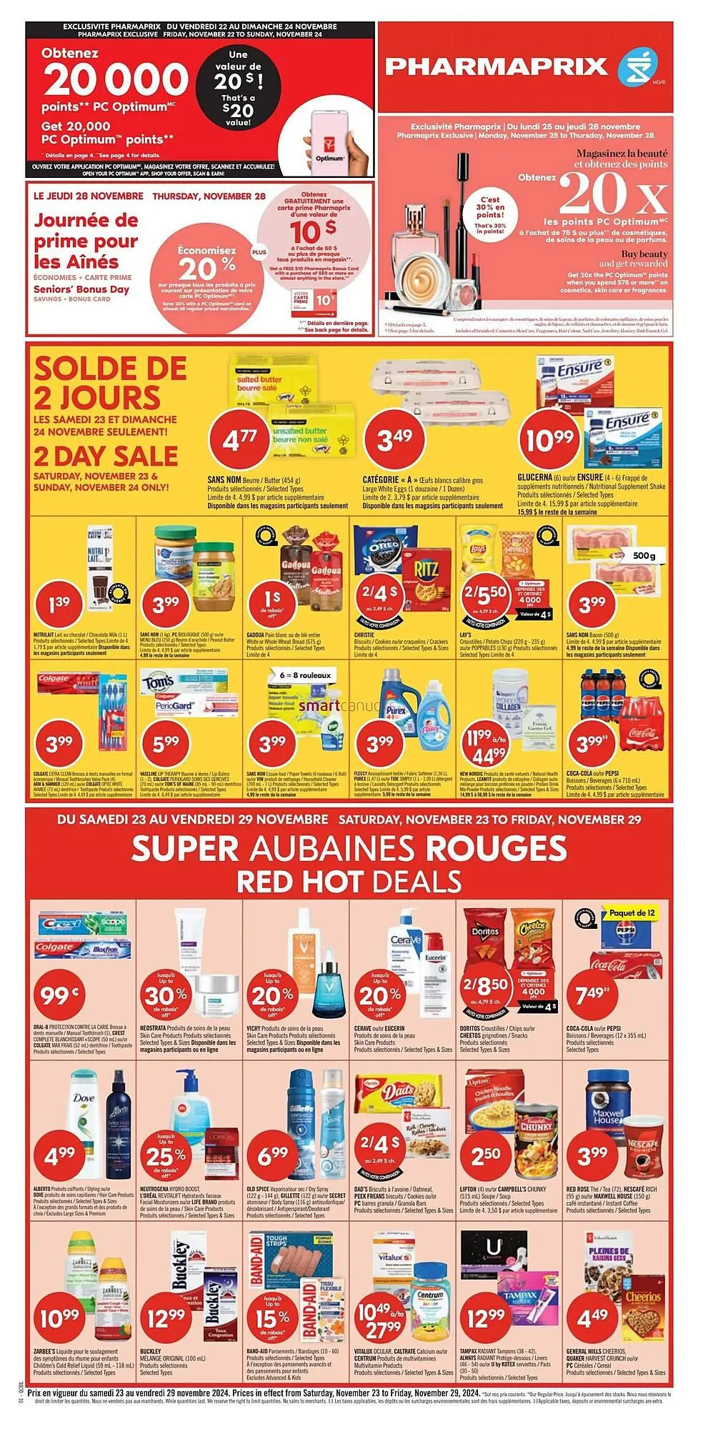 Shoppers Drug Mart flyer from November 22 to November 28 2024 - flyer page 4
