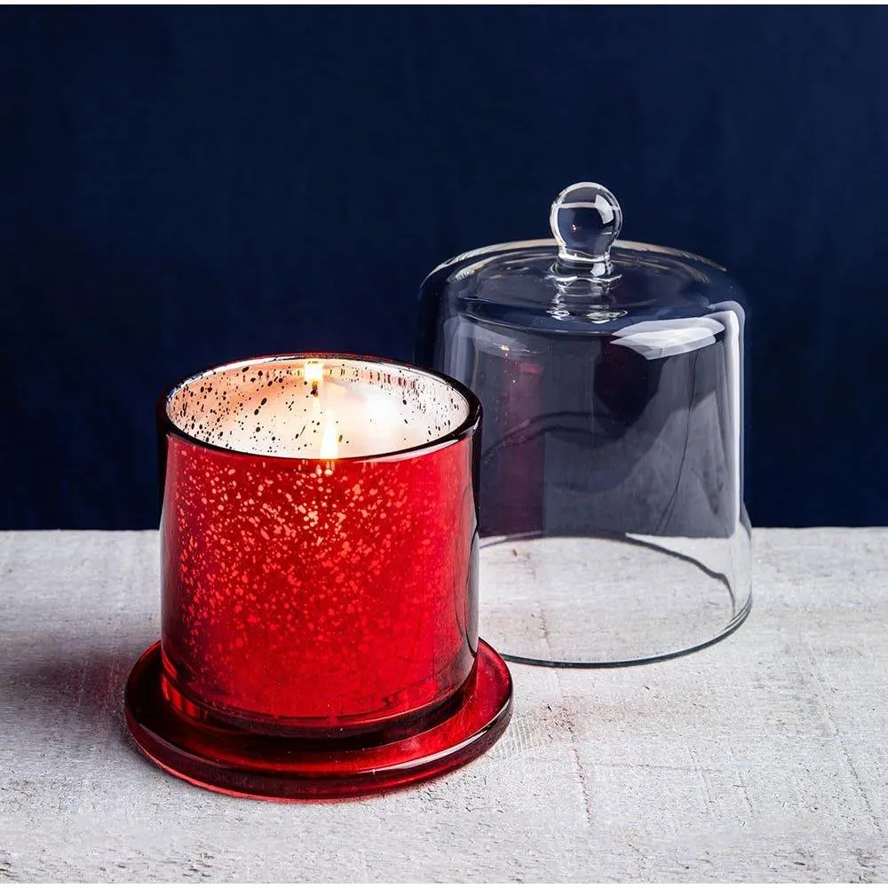 KSP Christmas Luxury 'Cinnamon & Fig' Filled Jar Candle (Red)