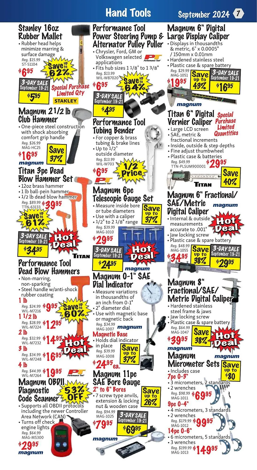 KMS Tools flyer from September 1 to September 30 2024 - flyer page 7