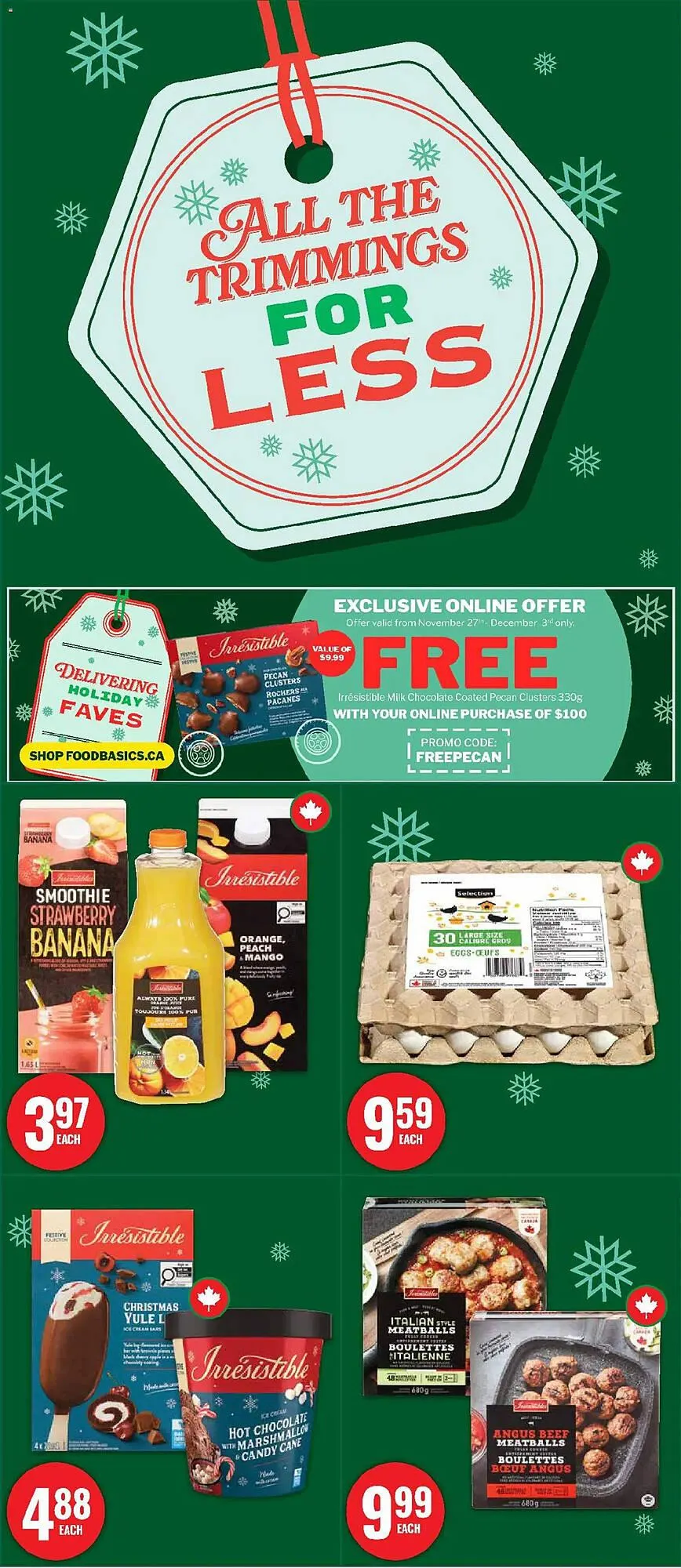 Food Basics flyer from December 25 to January 1 2026 - flyer page 1
