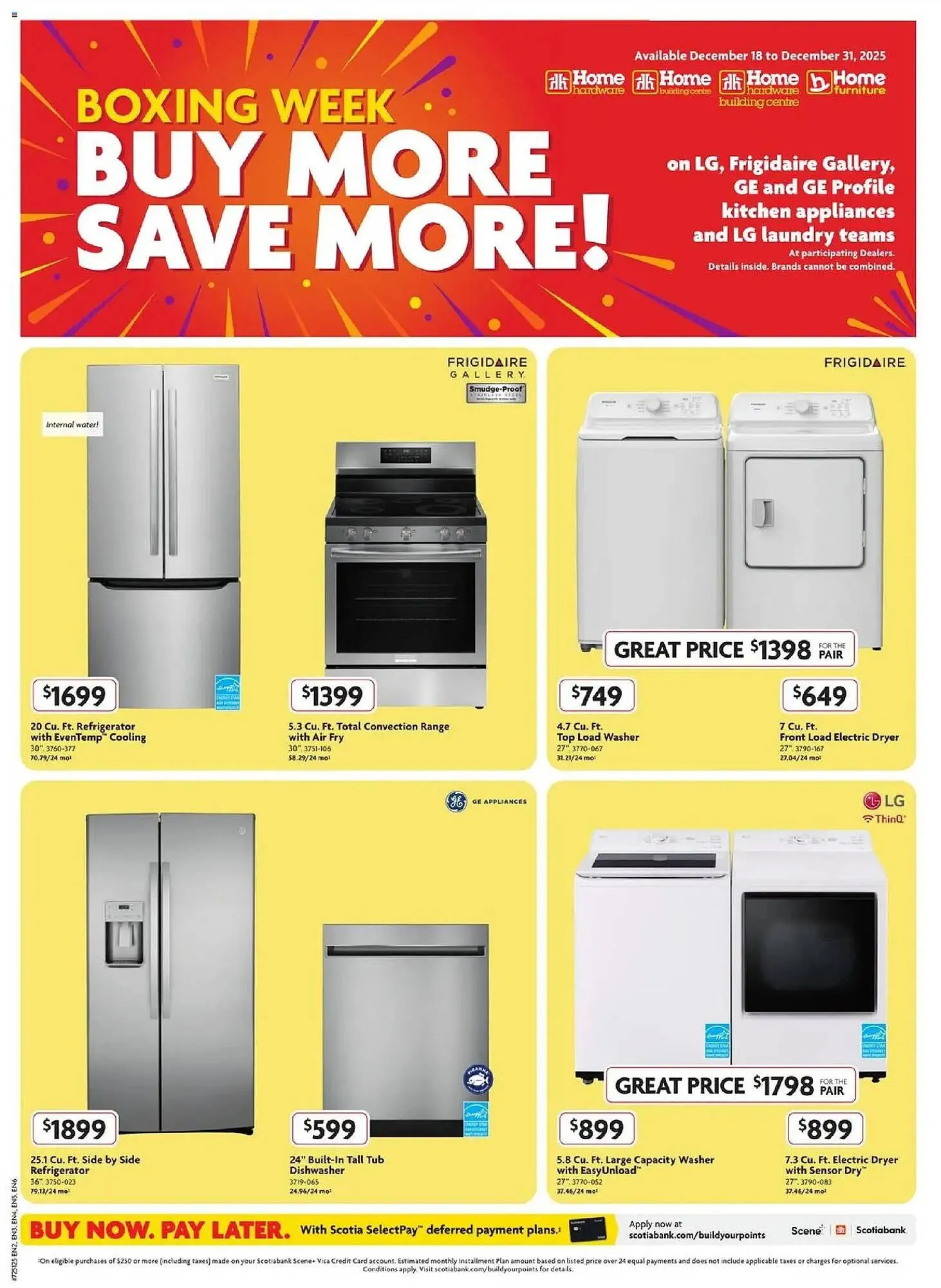Home Hardware flyer from December 18 to January 1 2026 - flyer page 1
