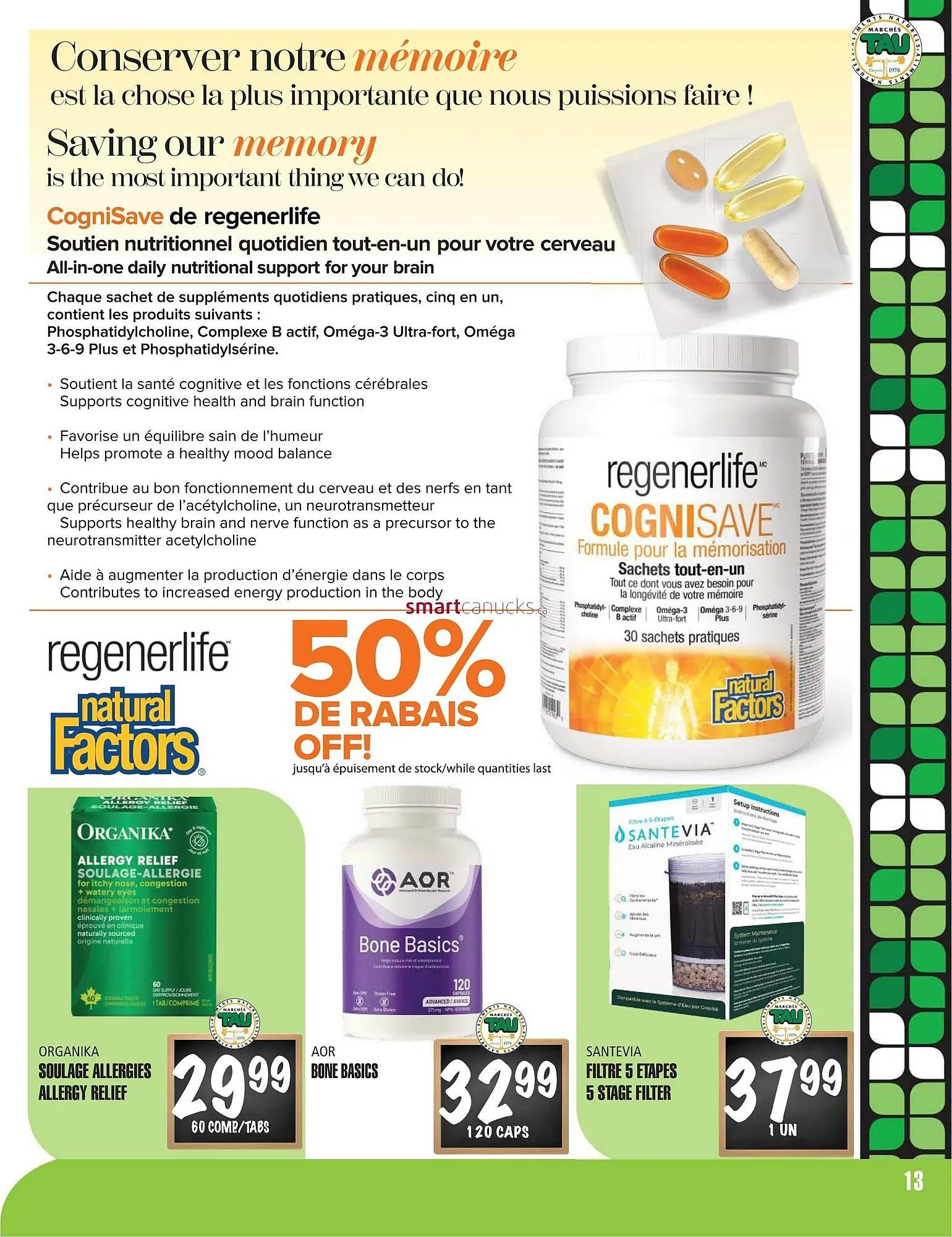 Marches Tau flyer from August 4 to August 31 2025 - flyer page 13