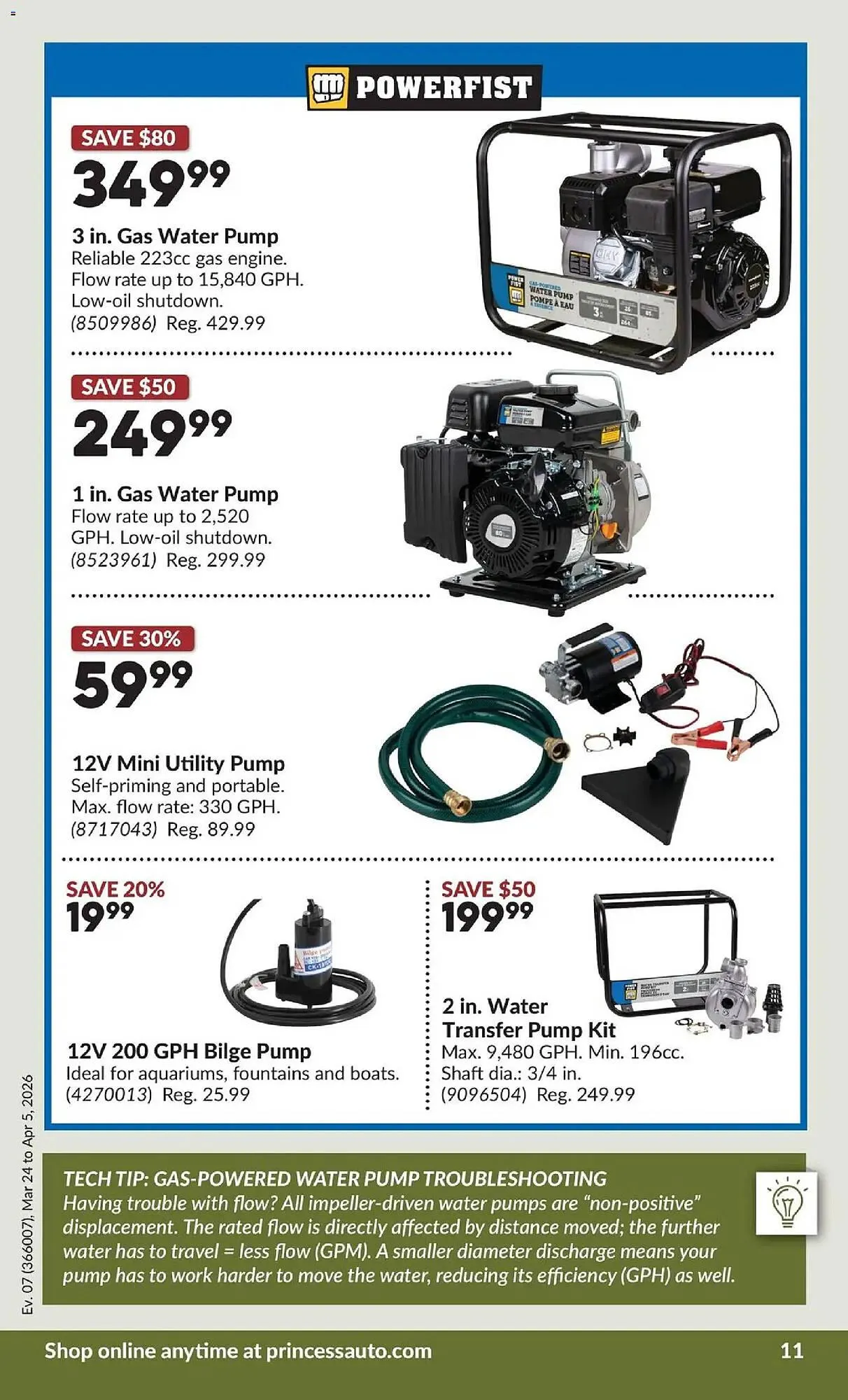 Princess Auto flyer from March 24 to April 6 2026 - flyer page 19