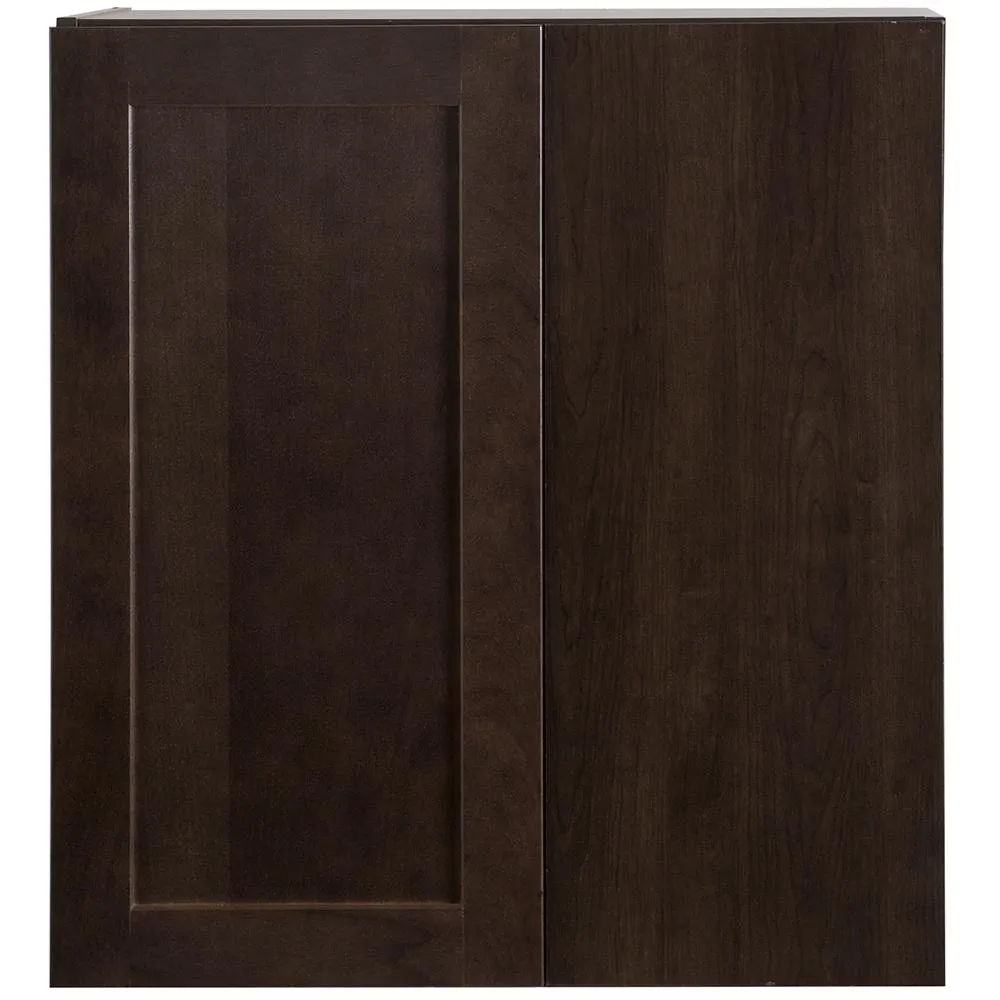 Edson Assembled 27x12.5x30 in. Blind Wall Corner Cabinet in Dusk