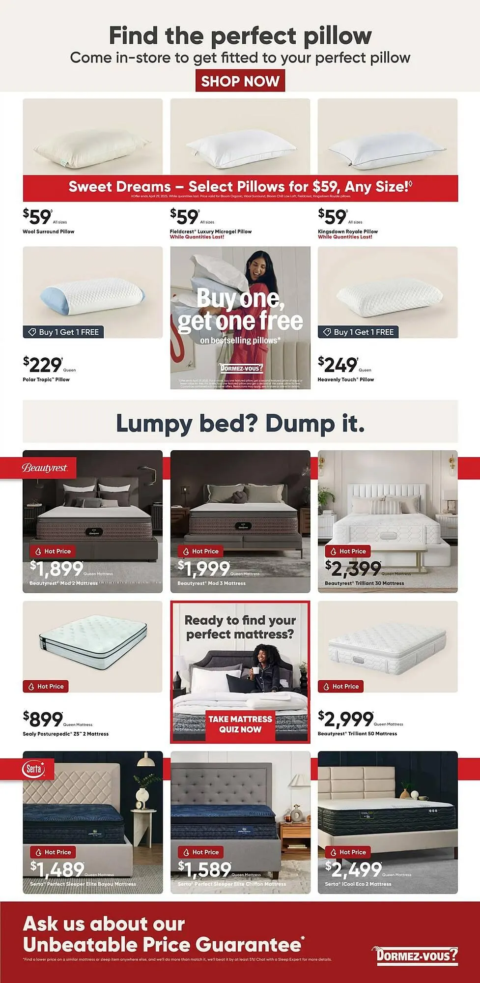 Dormez Vous flyer from April 20 to April 26 2025 - flyer page 2