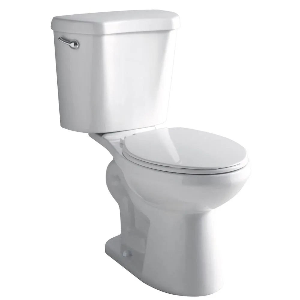 4.8LPF All-in-One 2-Piece White High Efficiency Round Front Toilet
