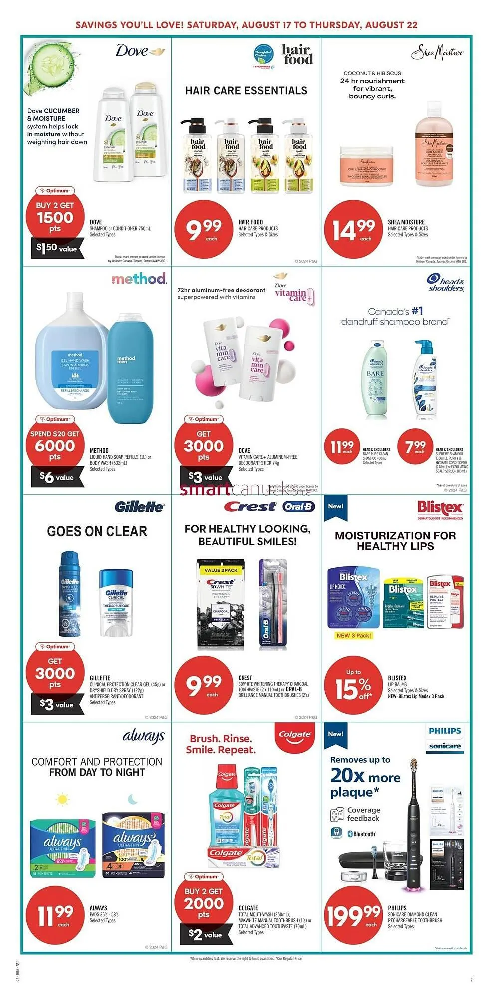 Shoppers Drug Mart flyer from August 15 to August 21 2024 - flyer page 17