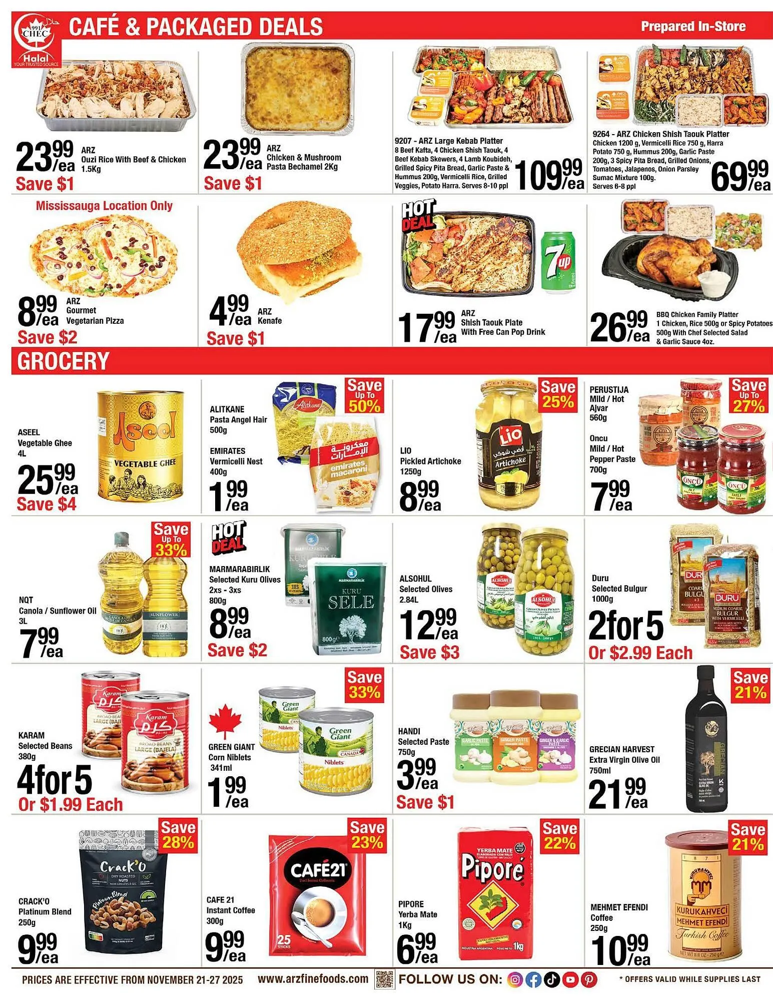 Arz Fine Foods flyer from November 20 to November 27 2025 - flyer page 2