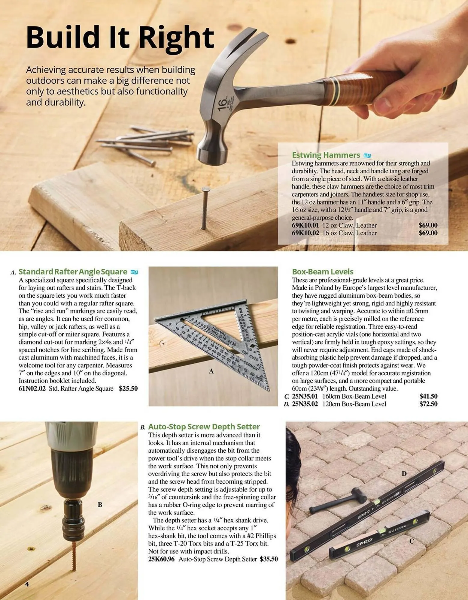 Lee Valley Tools flyer from July 8 to August 31 2025 - flyer page 4