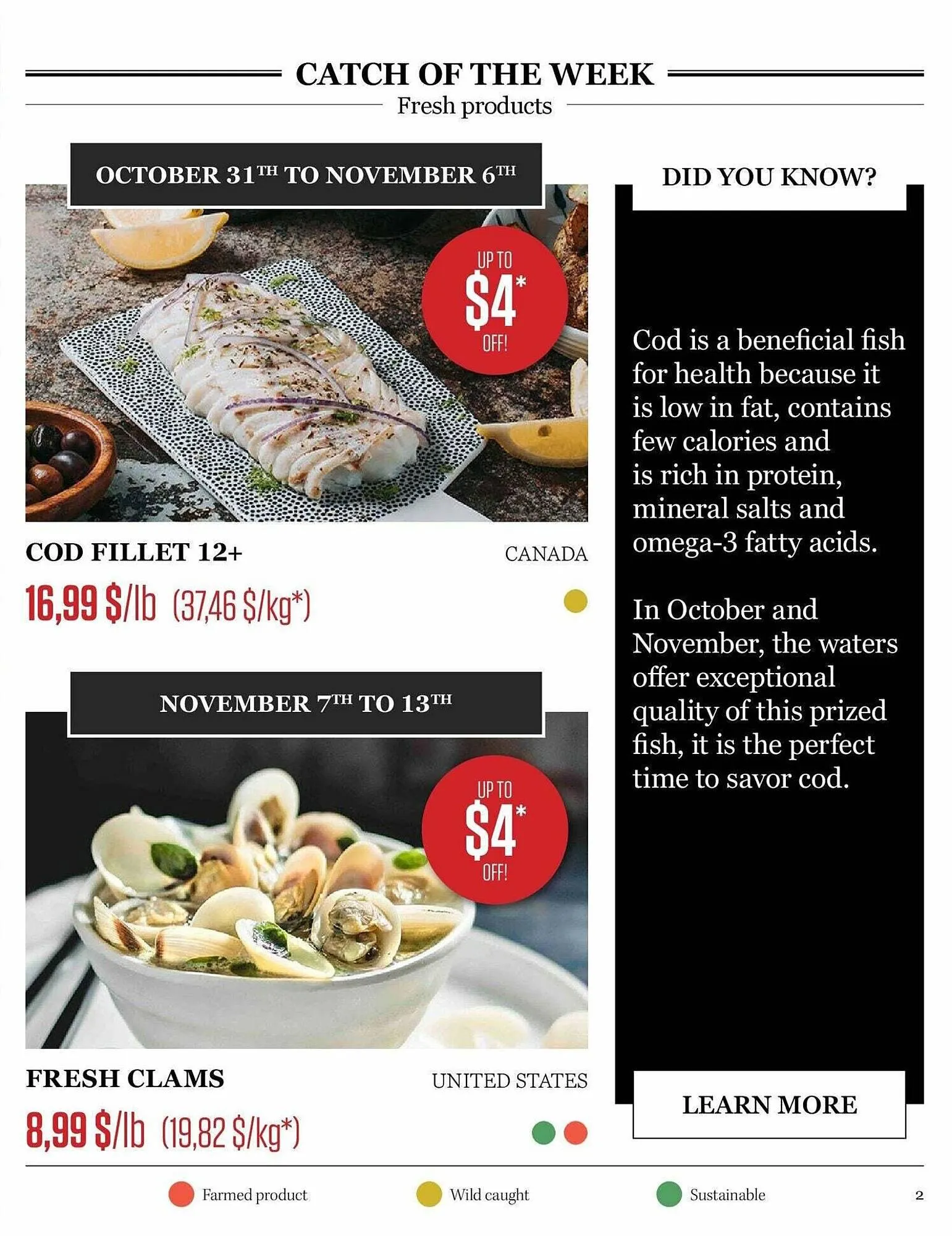 Odessa Poissonnier flyer from November 1 to November 8 2024 - flyer page 2