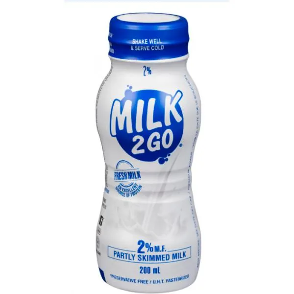 Milk 2 Go 2% 200ml