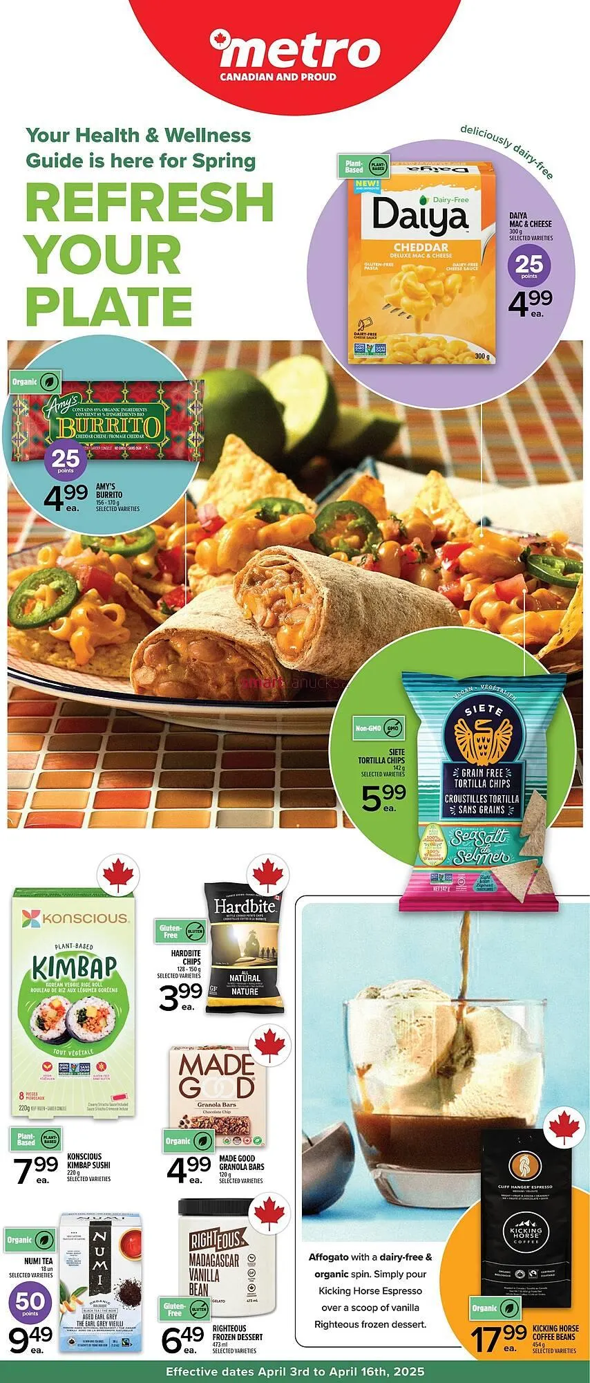 Metro flyer from April 3 to April 16 2025 - flyer page 1