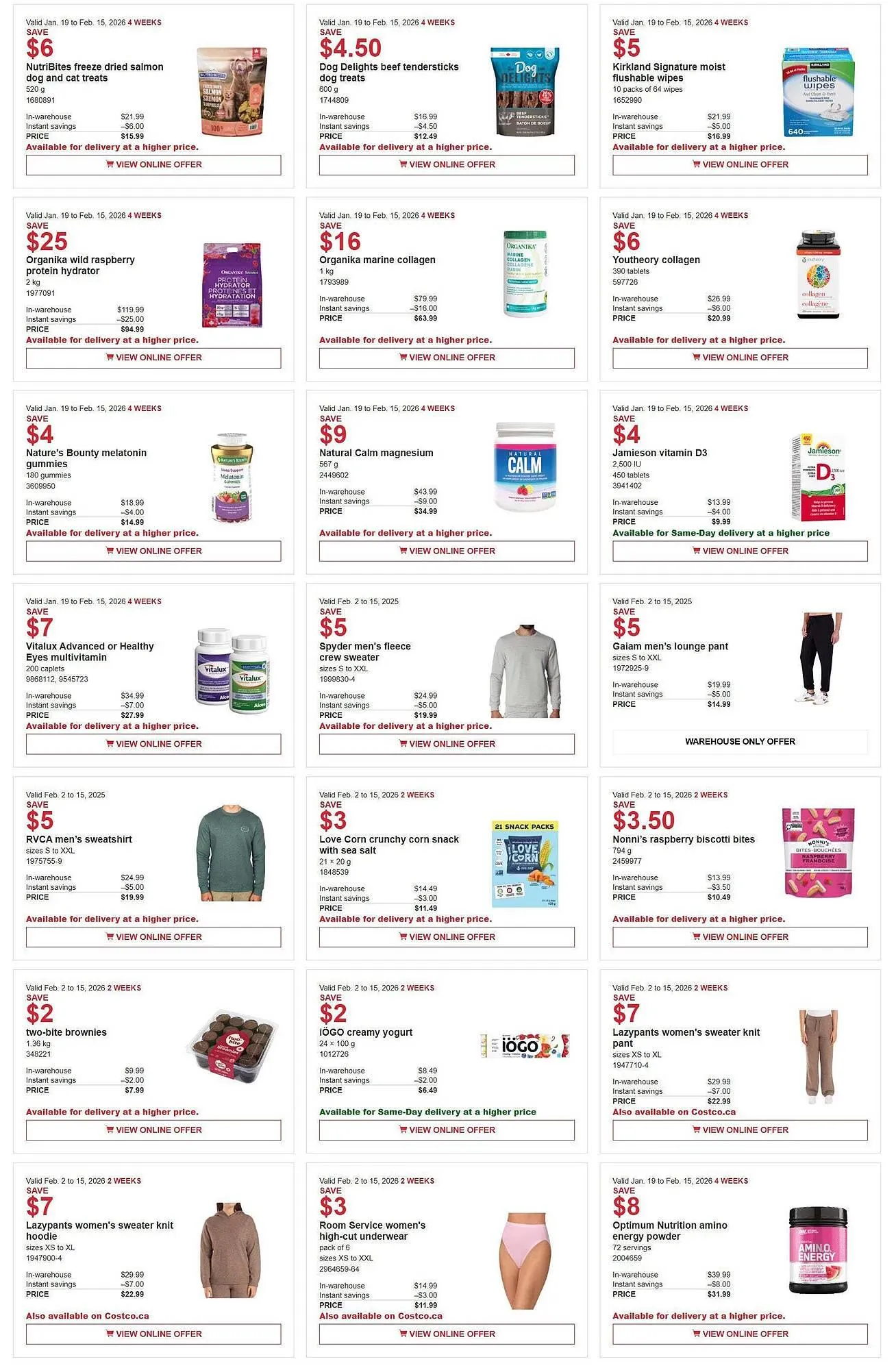 Costco flyer from February 2 to February 16 2026 - flyer page 4