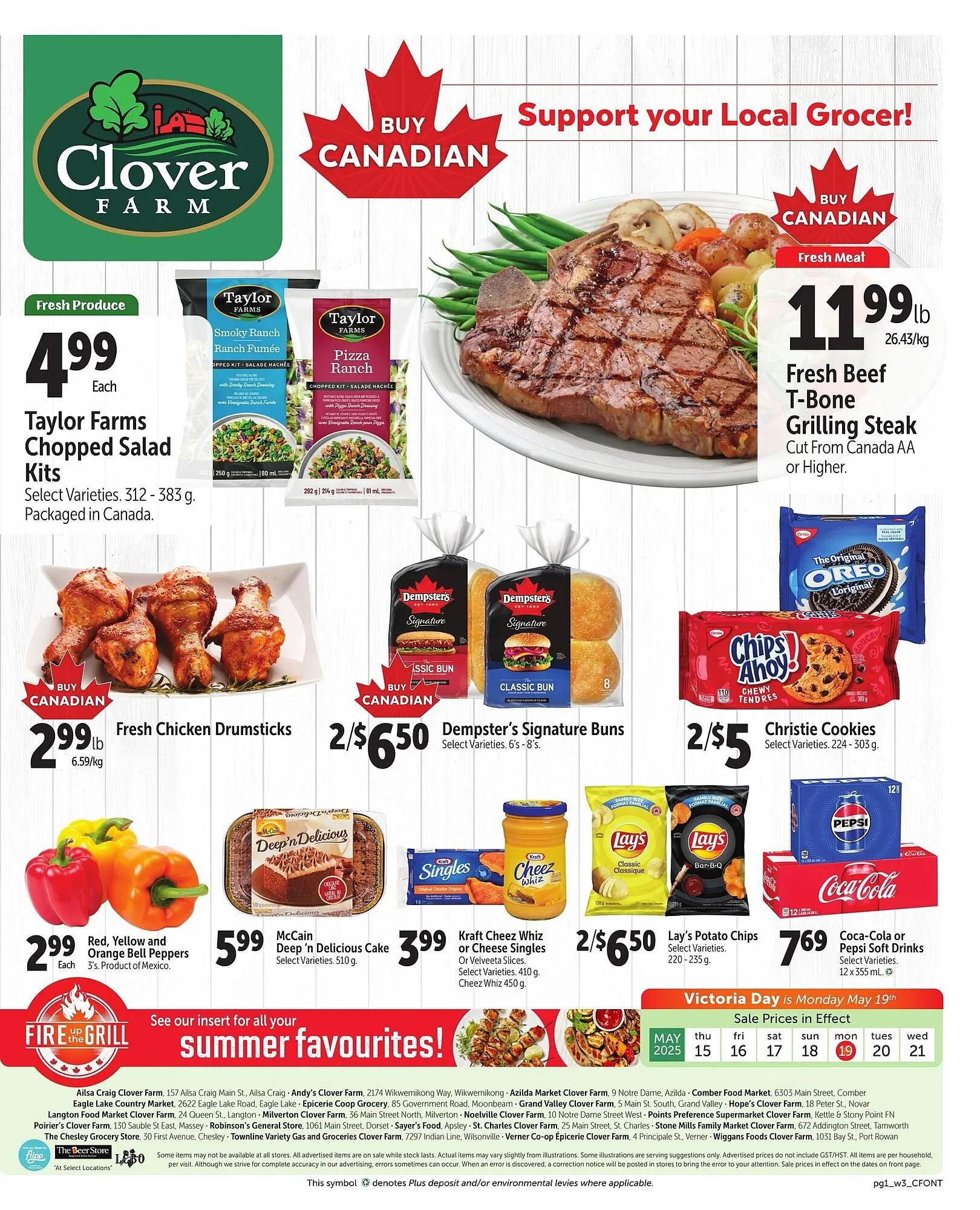 Clover Farm flyer from May 14 to May 27 2025 - flyer page 1