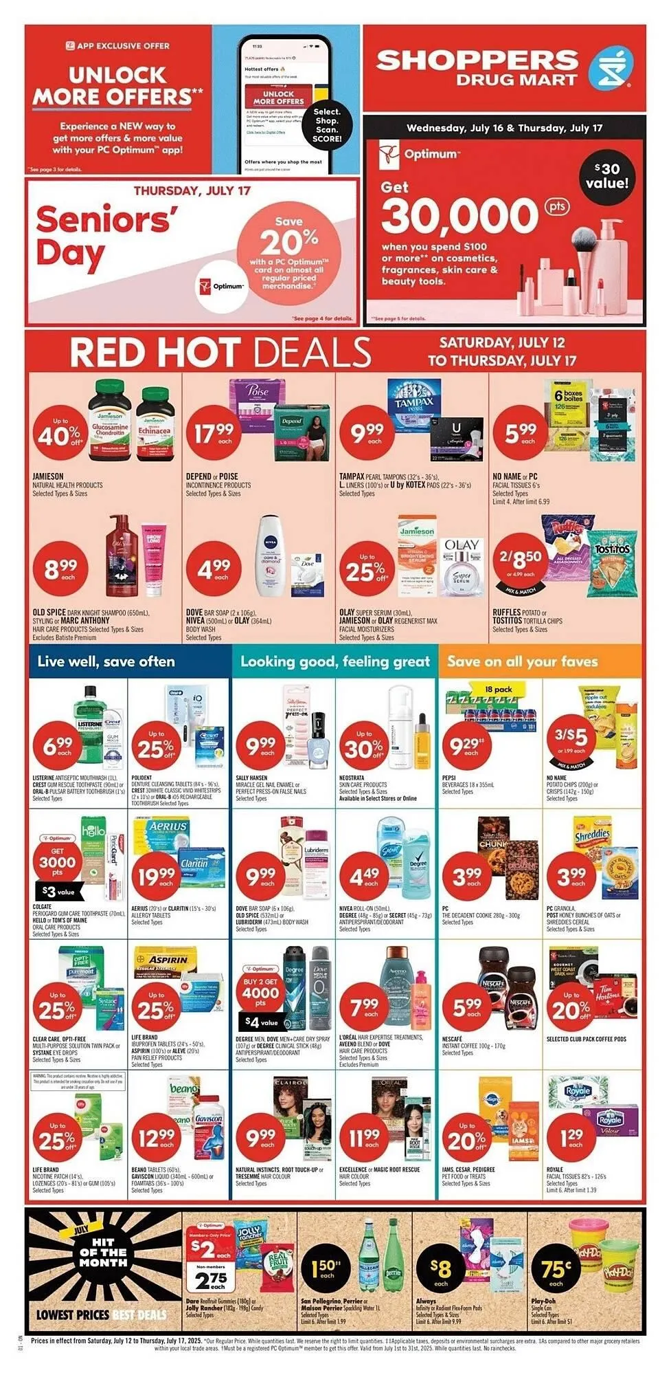 Shoppers Drug Mart flyer from July 12 to July 17 2025 - flyer page 5