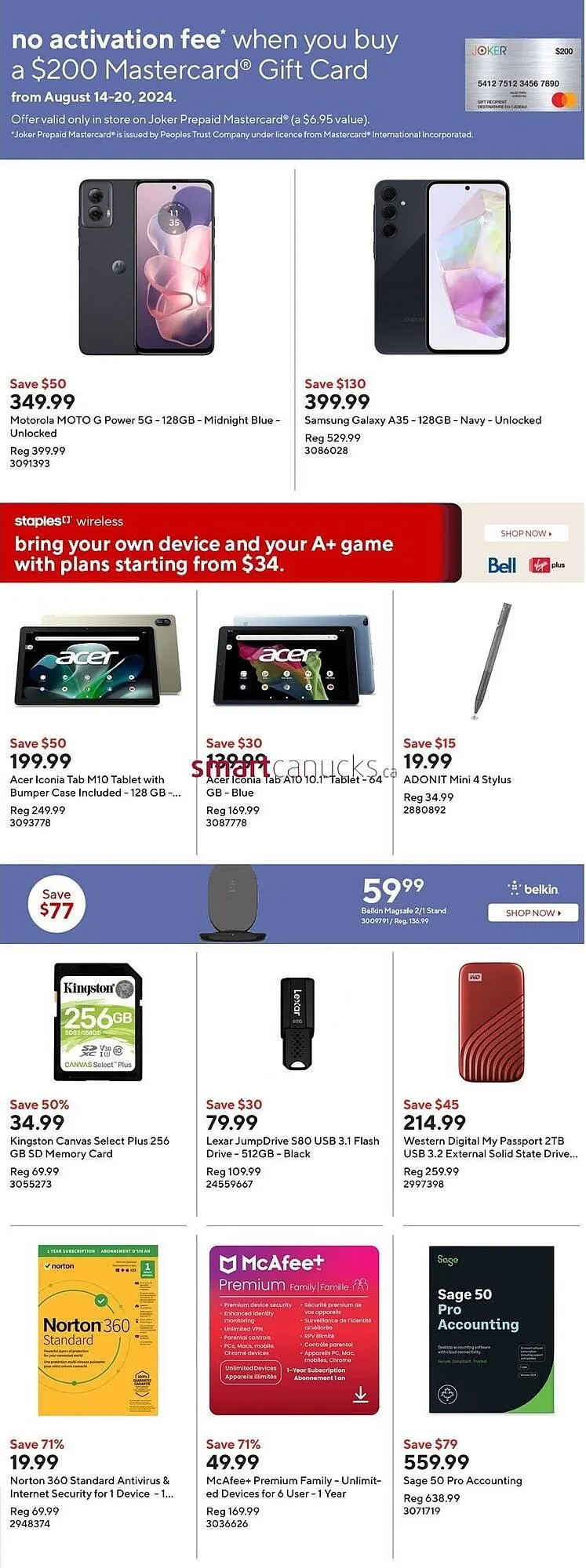 Staples flyer from August 15 to August 21 2024 - flyer page 18