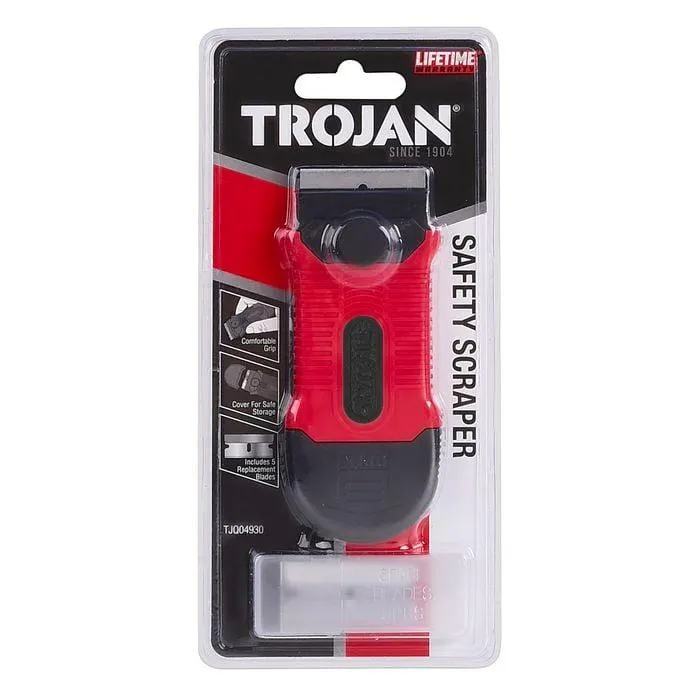 Trojan Safety Scraper With 5 Blades